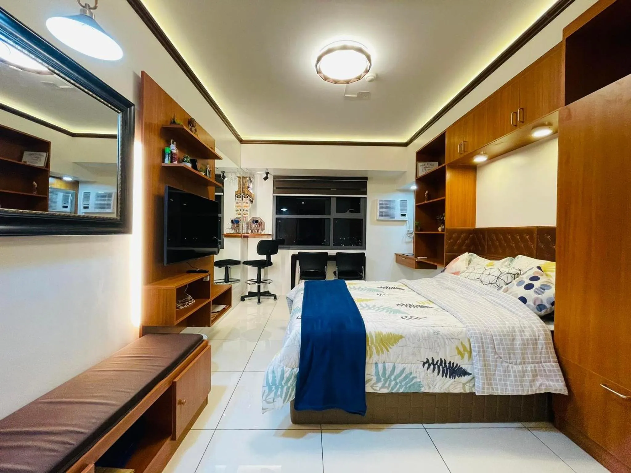 Bed in Cozy Studio at Horizon 101