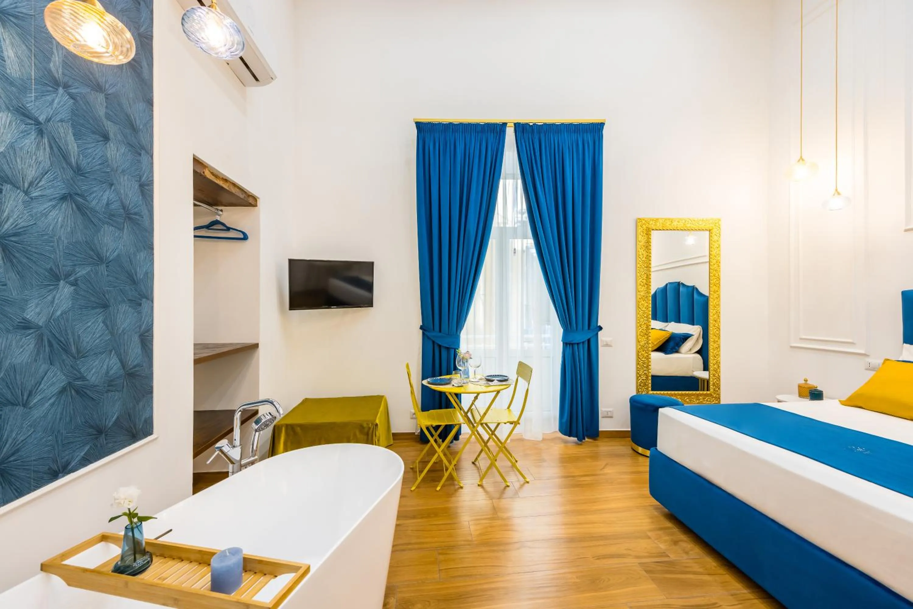 View (from property/room), Bed in L'Angolo d'o core