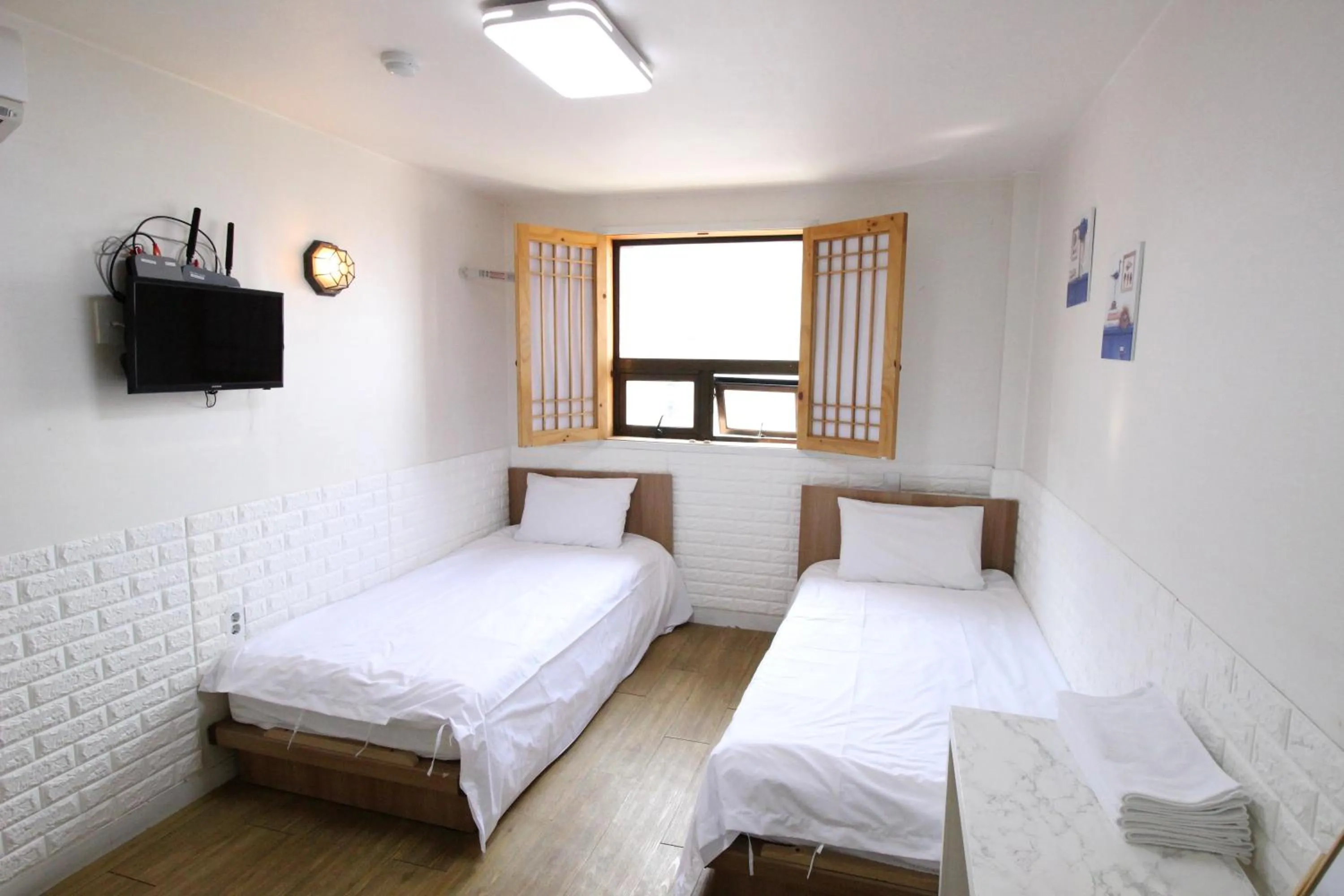 Bed in Hotel Golden Park Myeongdong