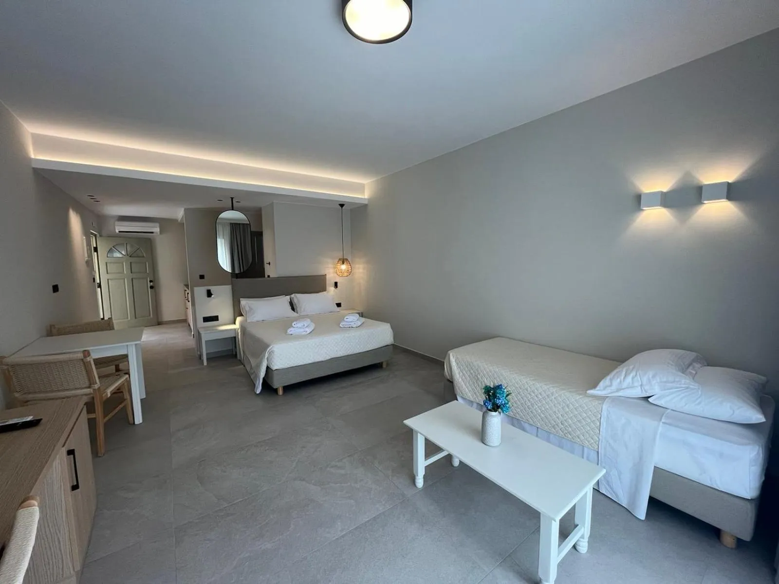 Photo of the whole room, Bed in Mediterranean Sea Top Floor
