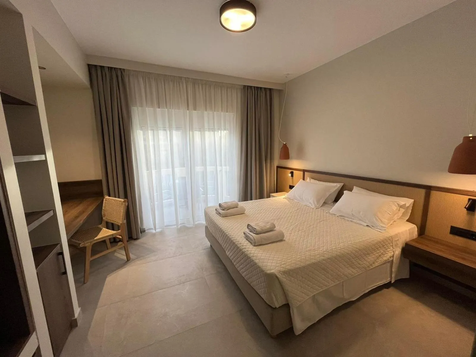 Photo of the whole room, Bed in Mediterranean Sea Top Floor