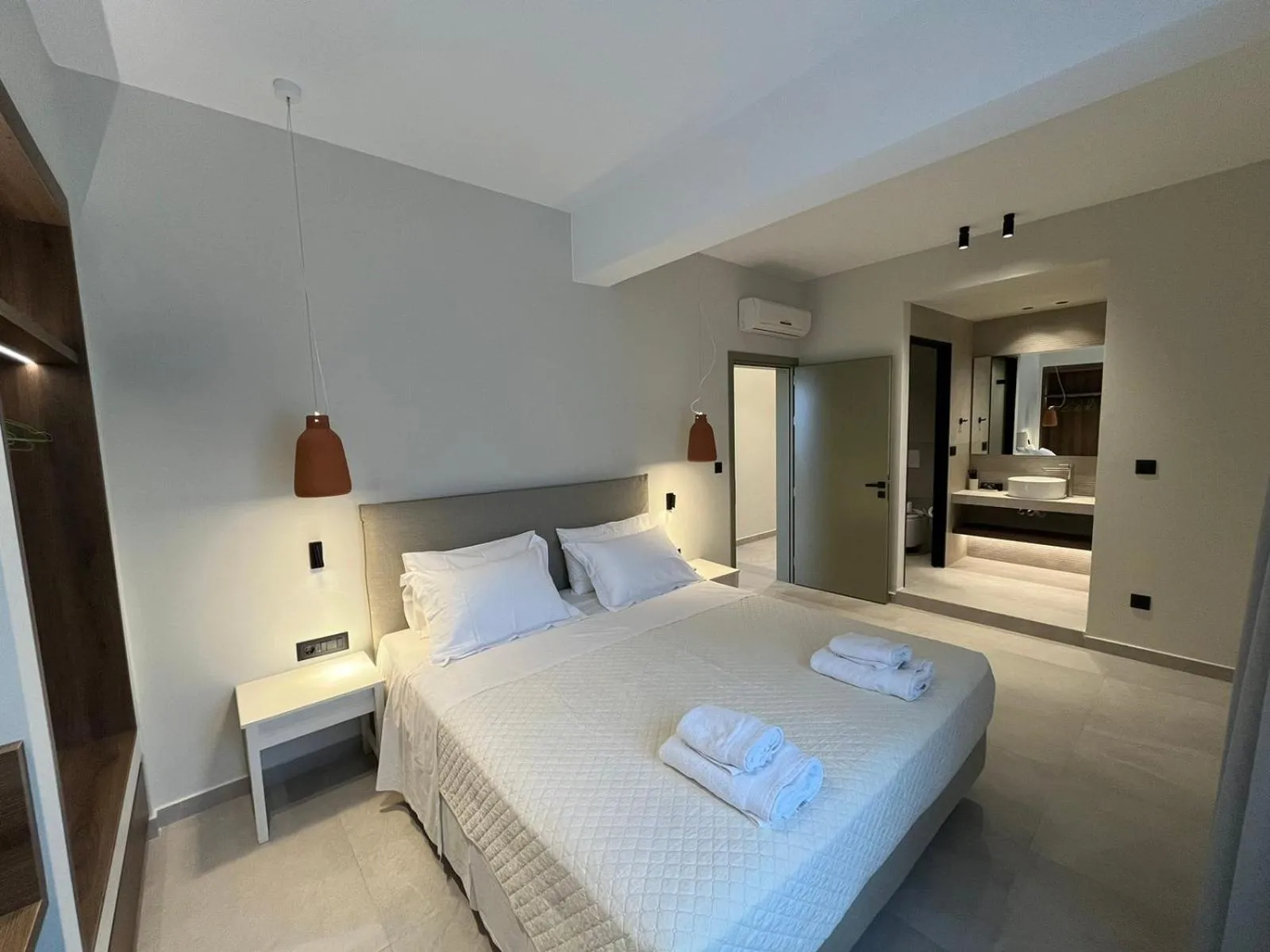 Photo of the whole room, Bed in Mediterranean Sea Top Floor