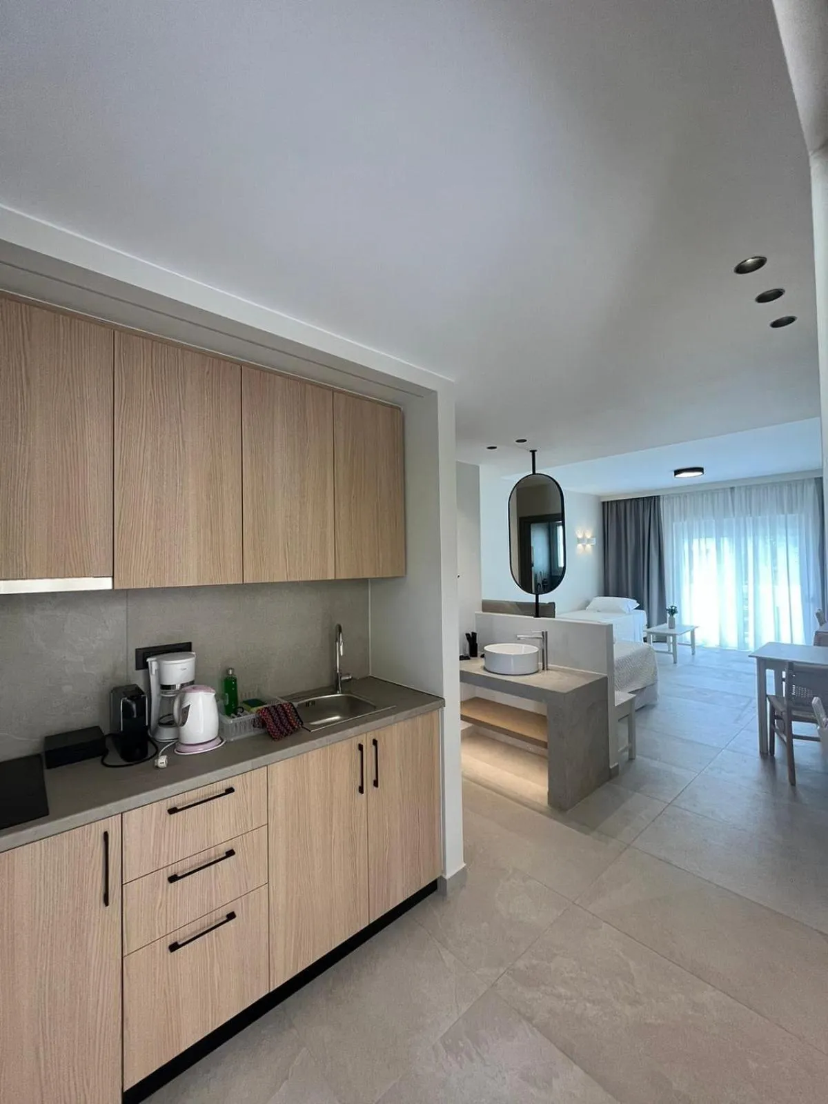 Photo of the whole room, Bed in Mediterranean Sea Top Floor