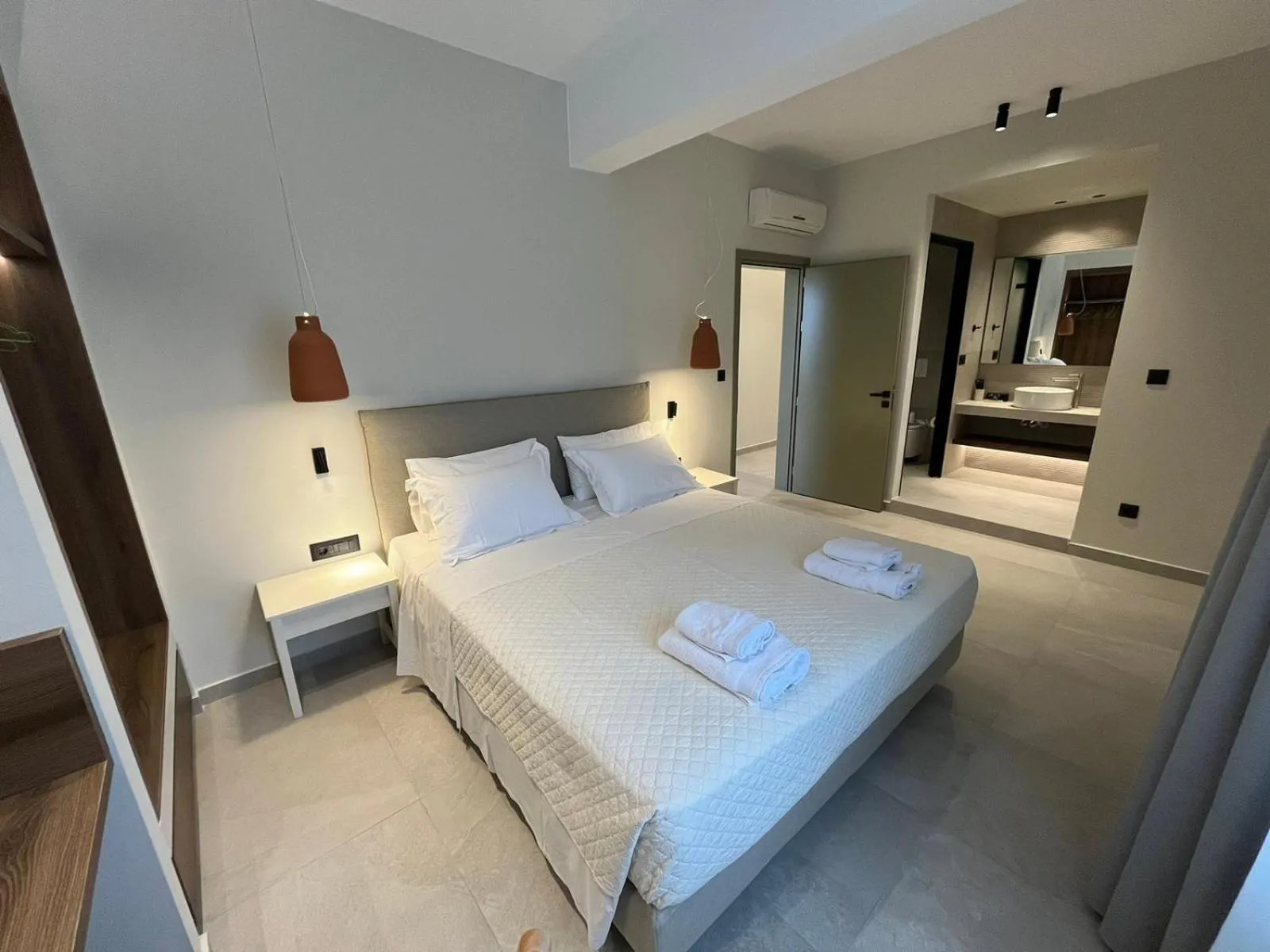 Photo of the whole room, Bed in Mediterranean Sea Top Floor