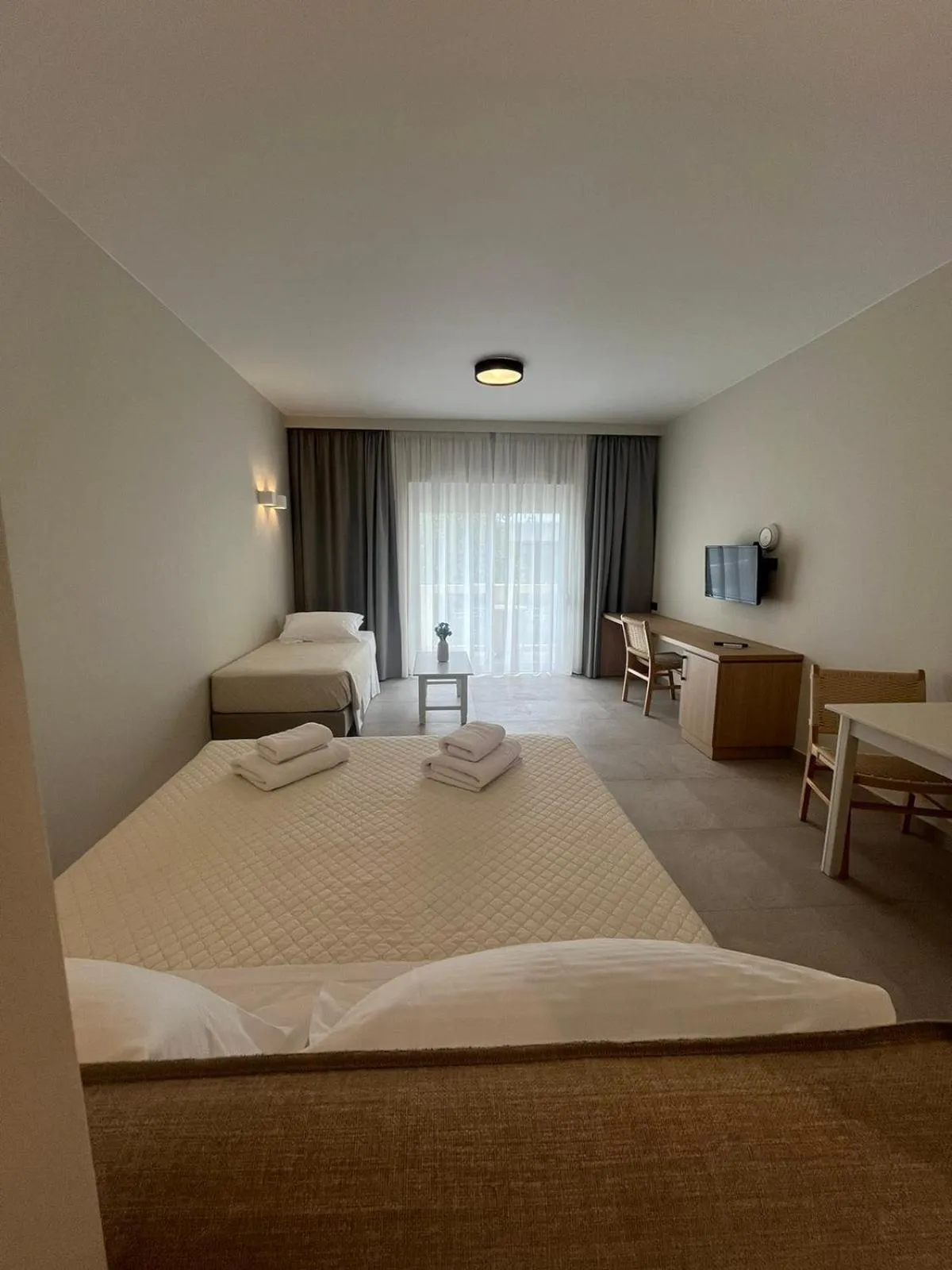 Photo of the whole room, Bed in Mediterranean Sea Top Floor