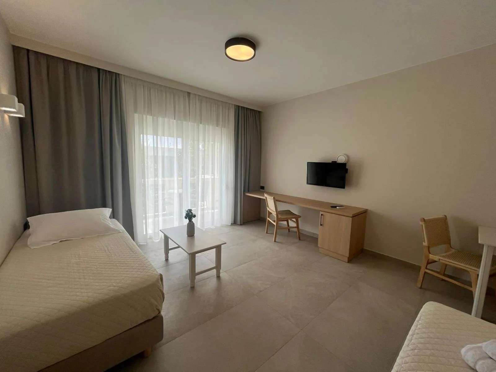 Photo of the whole room, Bed in Mediterranean Sea Top Floor