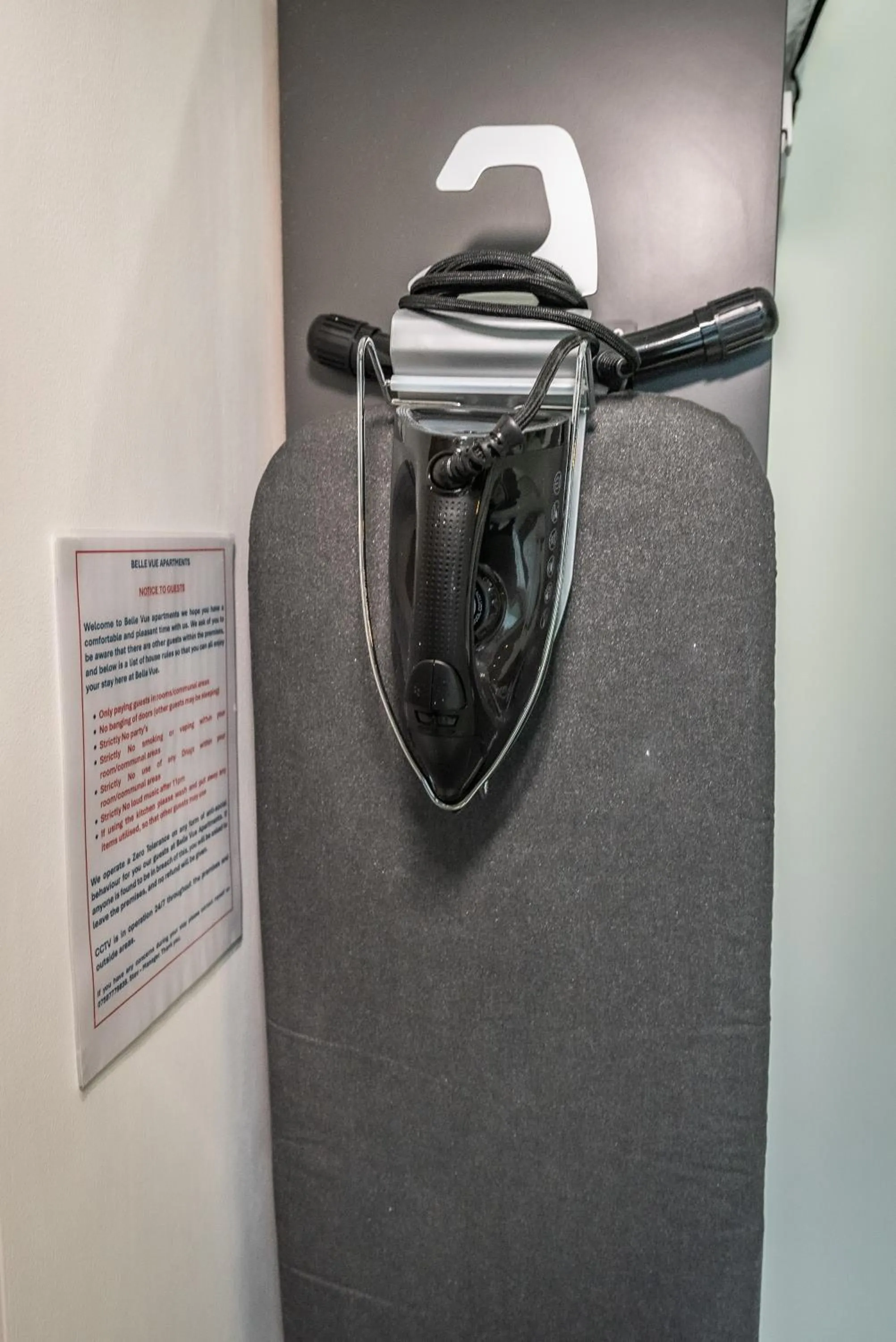 flat iron in OYO Bellevue Apartments Middlesborough