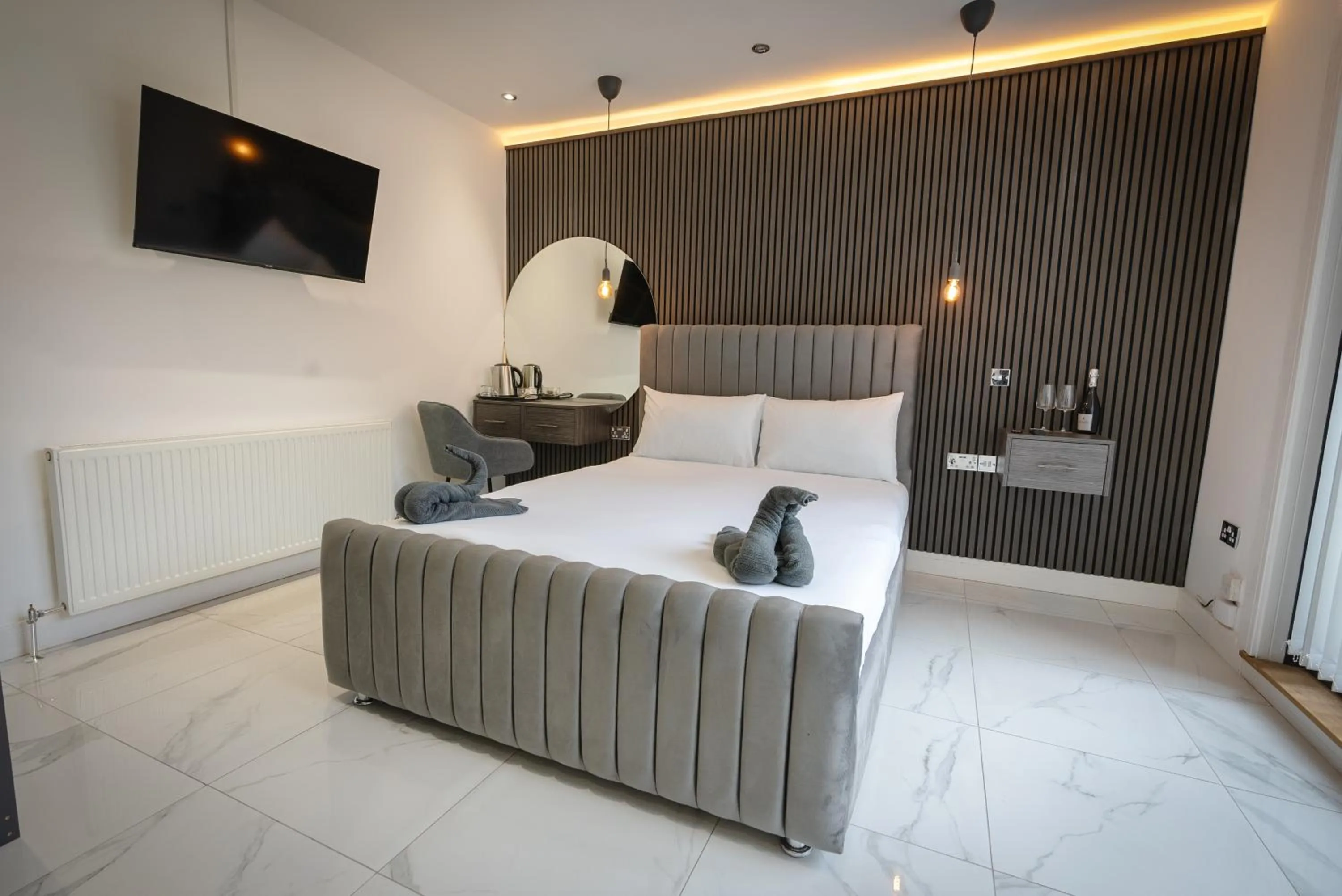 Bedroom in OYO Bellevue Apartments Middlesborough