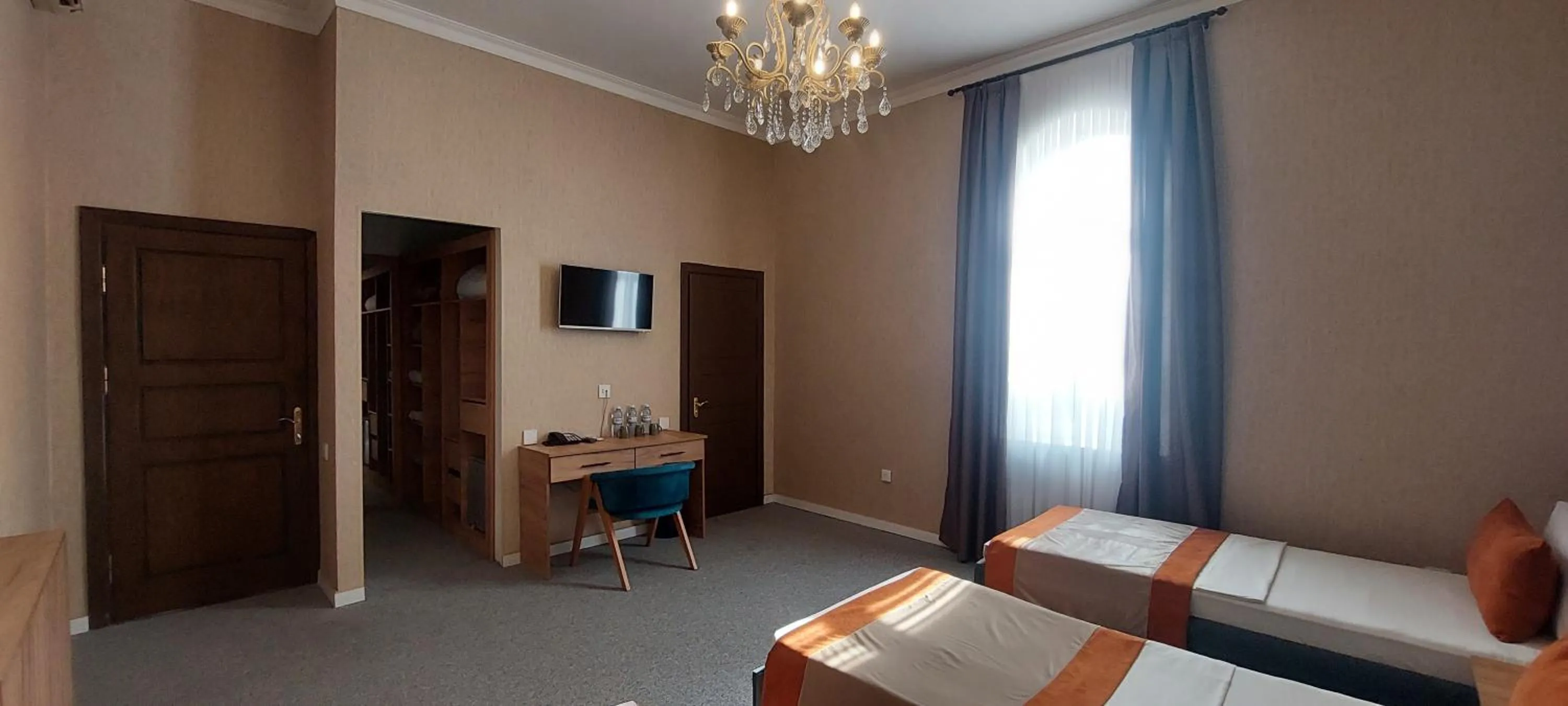 Bed in Pera Hotel Baku