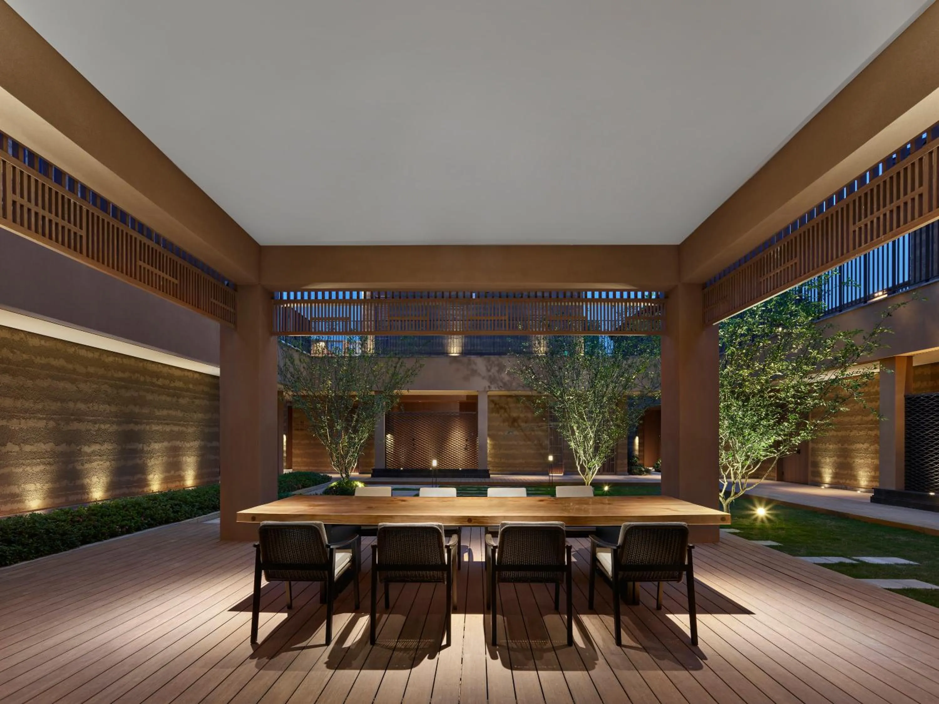 Inner courtyard view in Angsana Chengdu Wenjiang