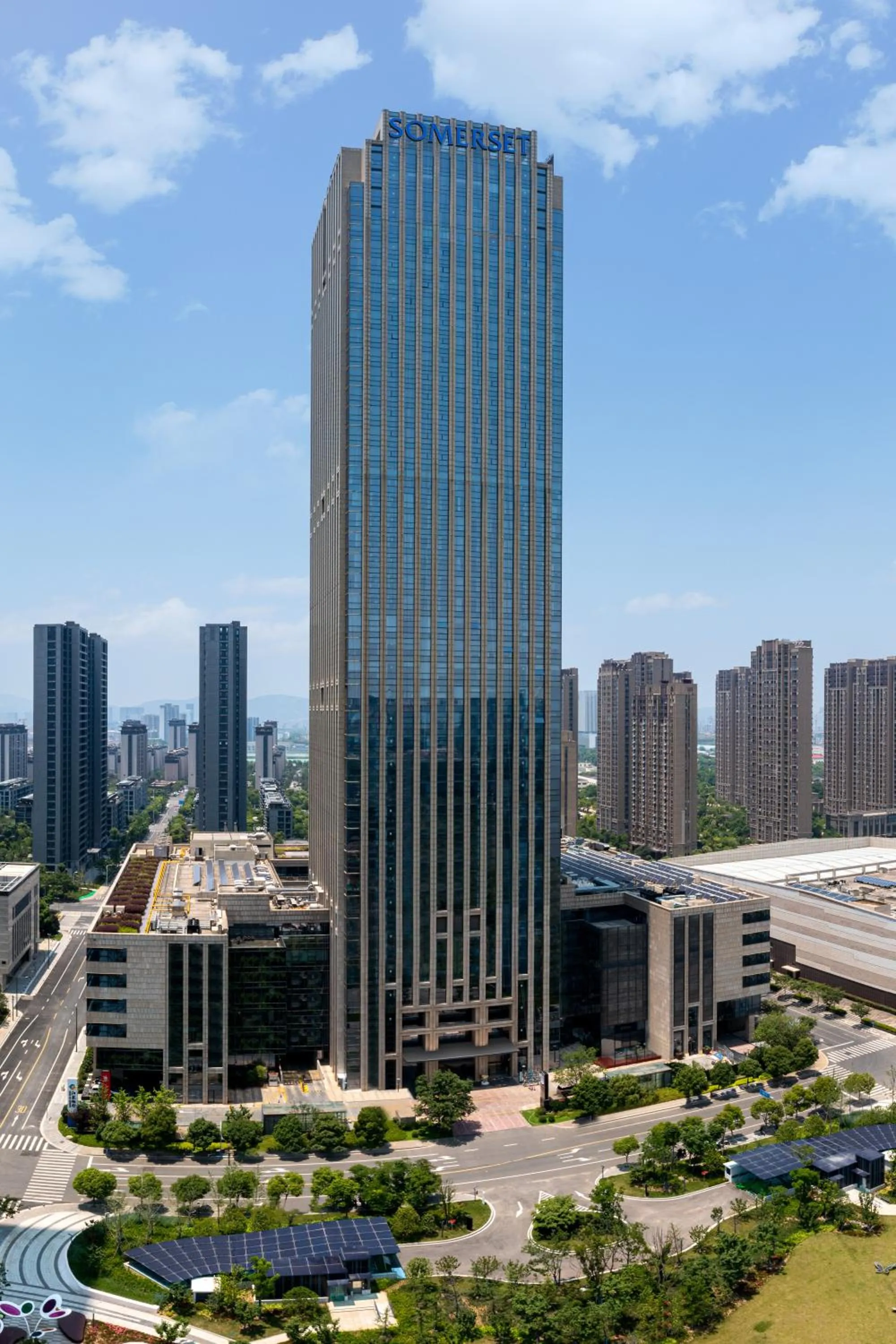 Property building in Somerset Taihu New City CBD Wuxi
