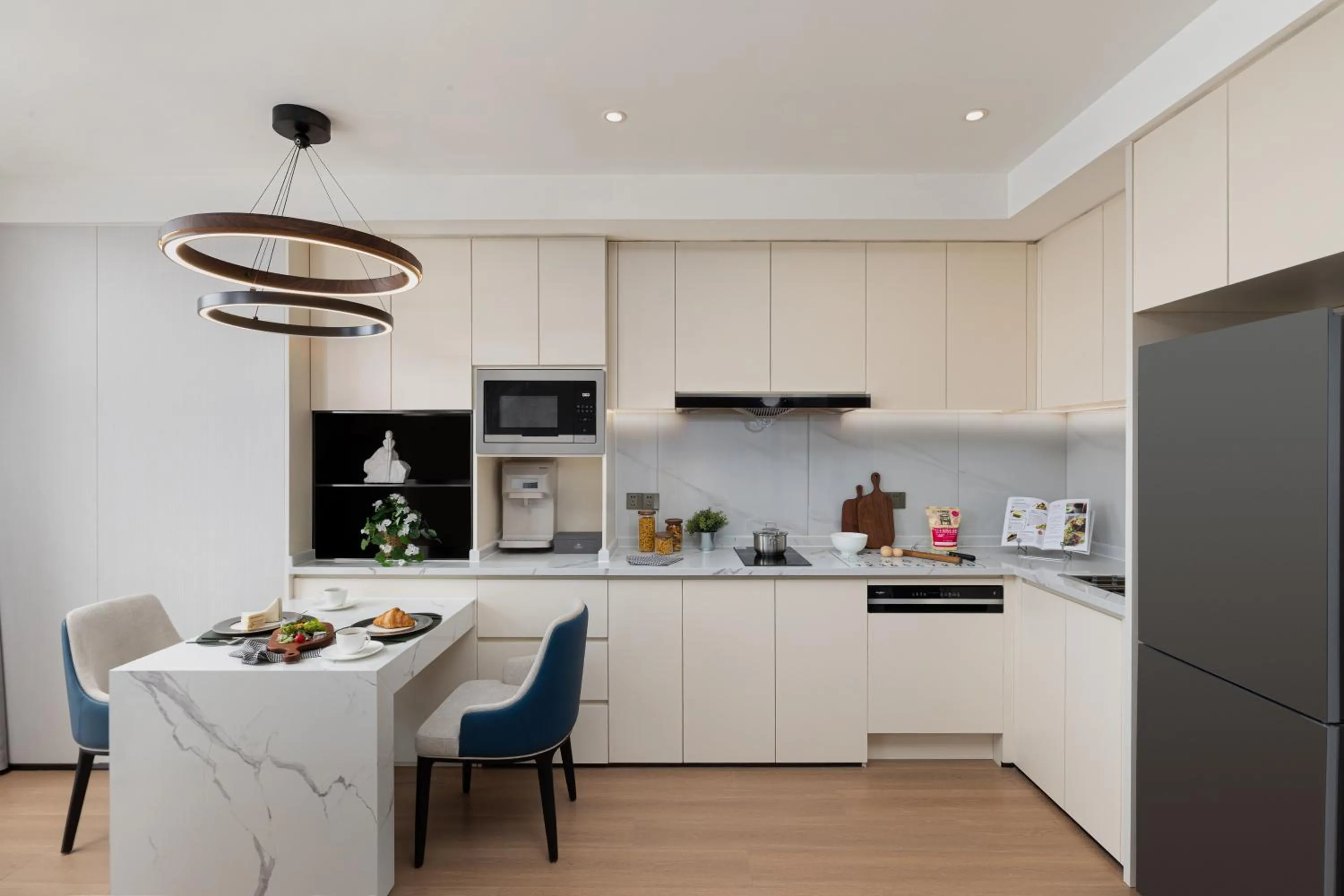 Kitchen or kitchenette in Somerset Taihu New City CBD Wuxi