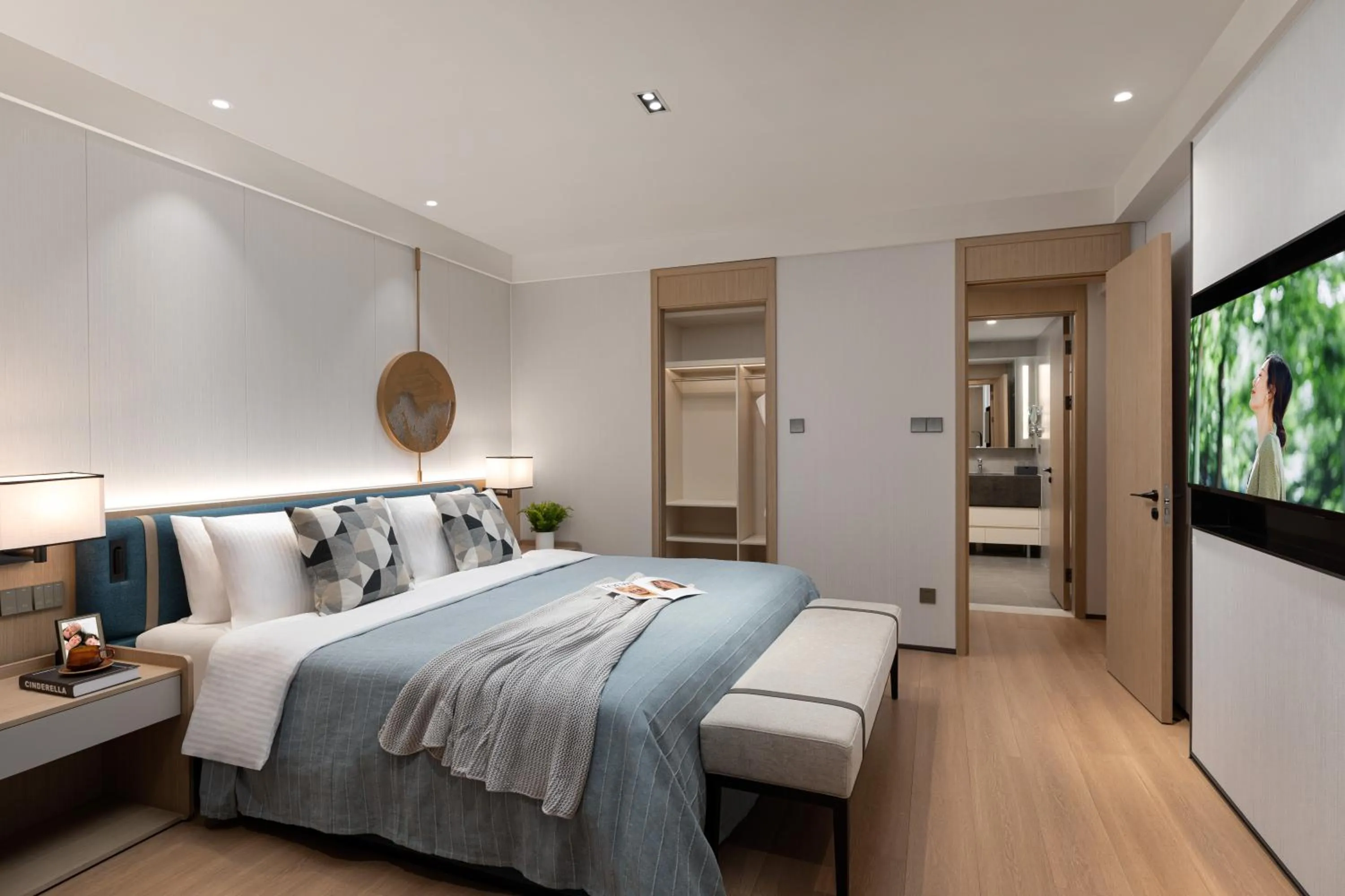 Bed in Somerset Taihu New City CBD Wuxi