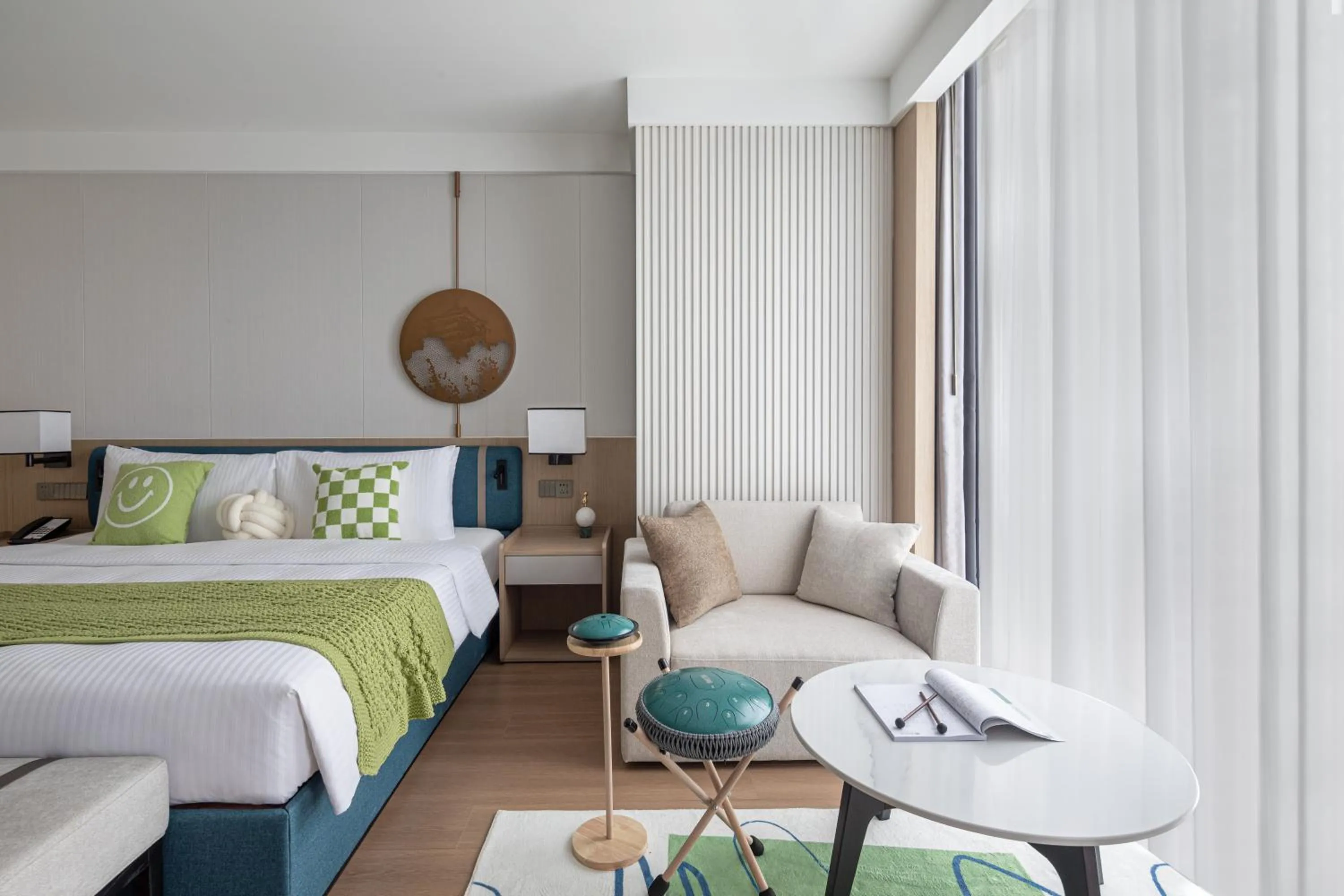 Photo of the whole room, Bed in Somerset Taihu New City CBD Wuxi