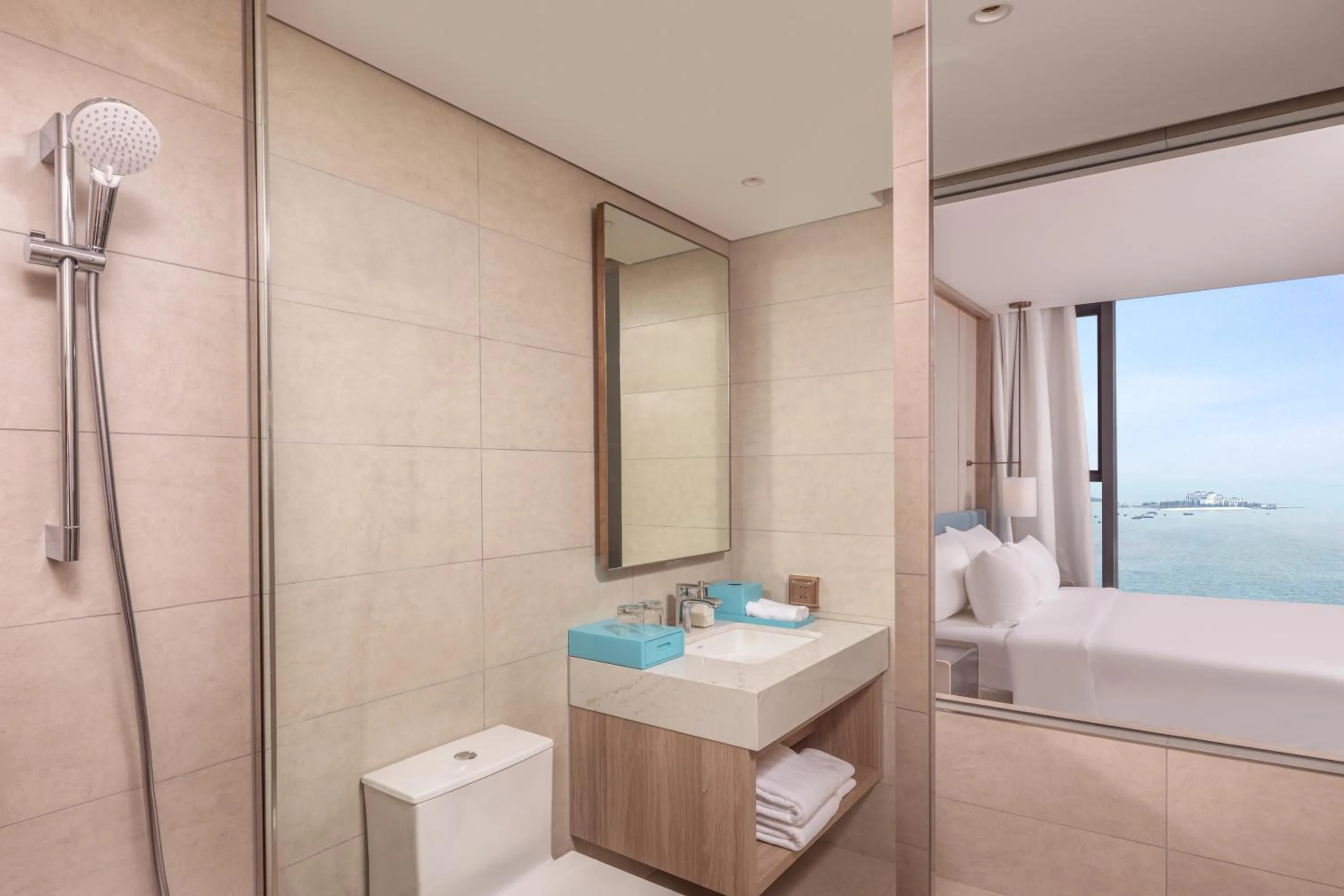 Shower, Bed in A La Carte Ha Long Bay Managed by TASECO