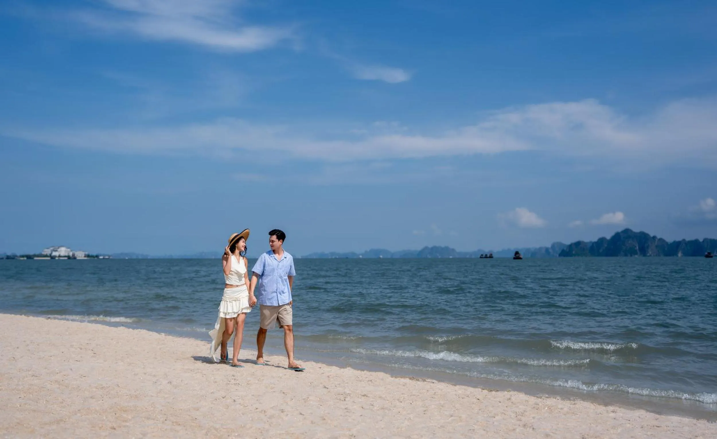 Beach in A La Carte Ha Long Bay Managed by TASECO