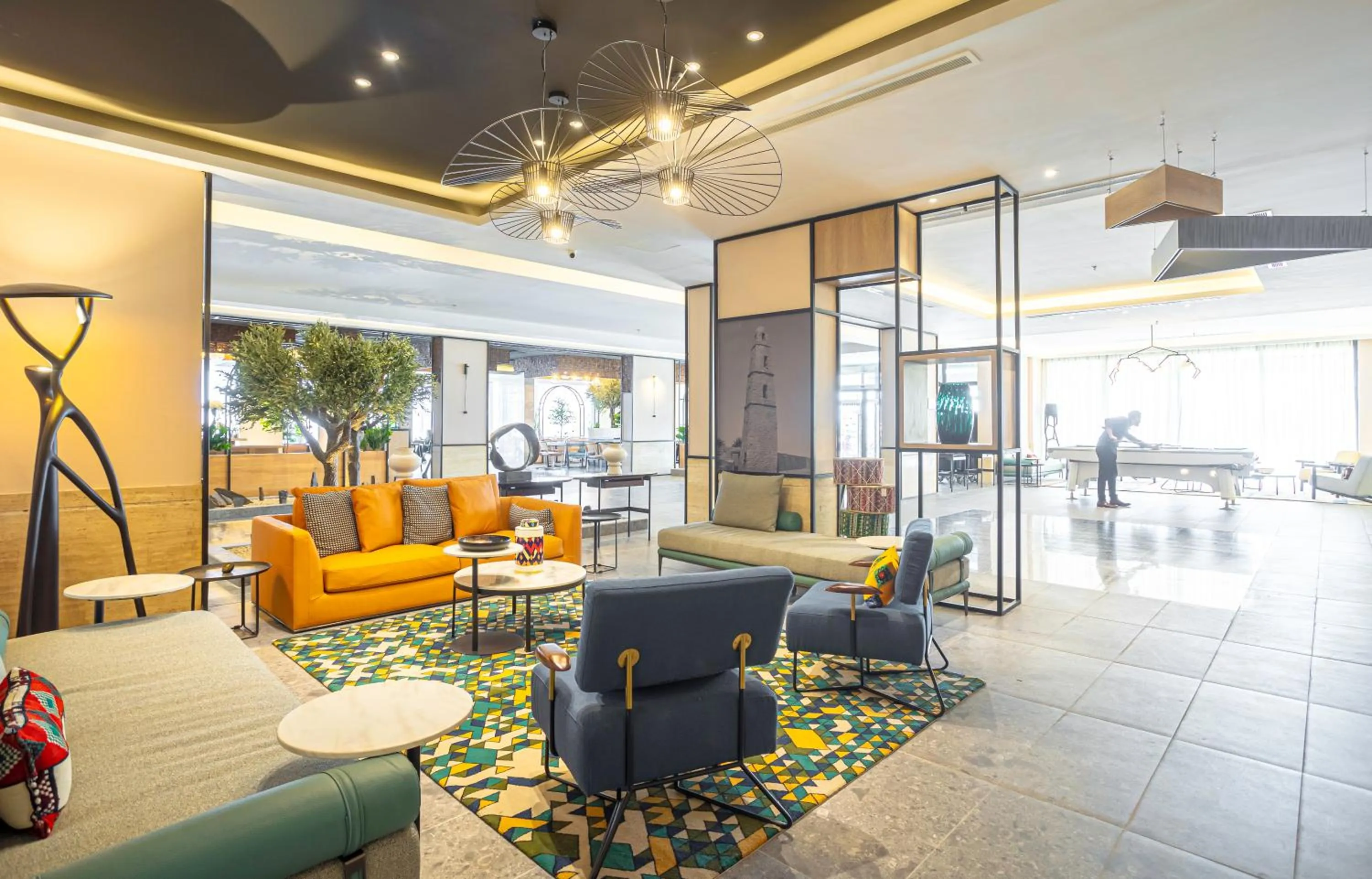 Seating area in Ewaa Express Hotel - Al Jouf