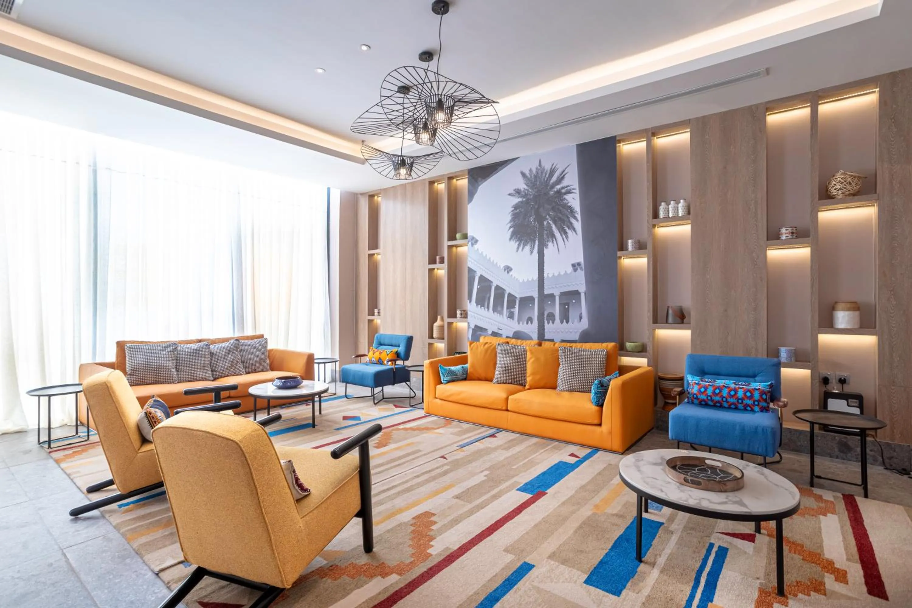 Seating area in Ewaa Express Hotel - Al Jouf