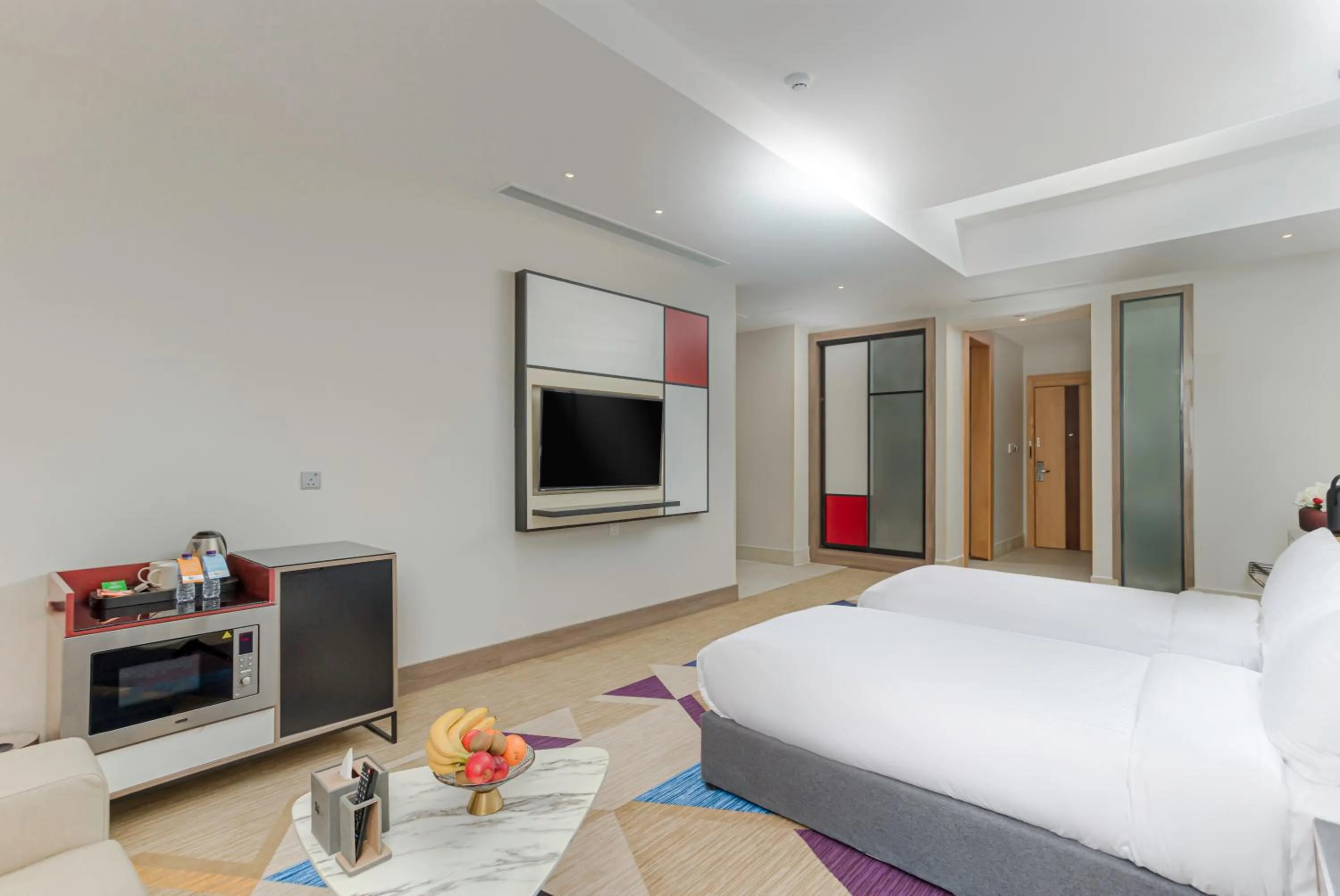 Photo of the whole room, Bed in Ewaa Express Hotel - Al Jouf