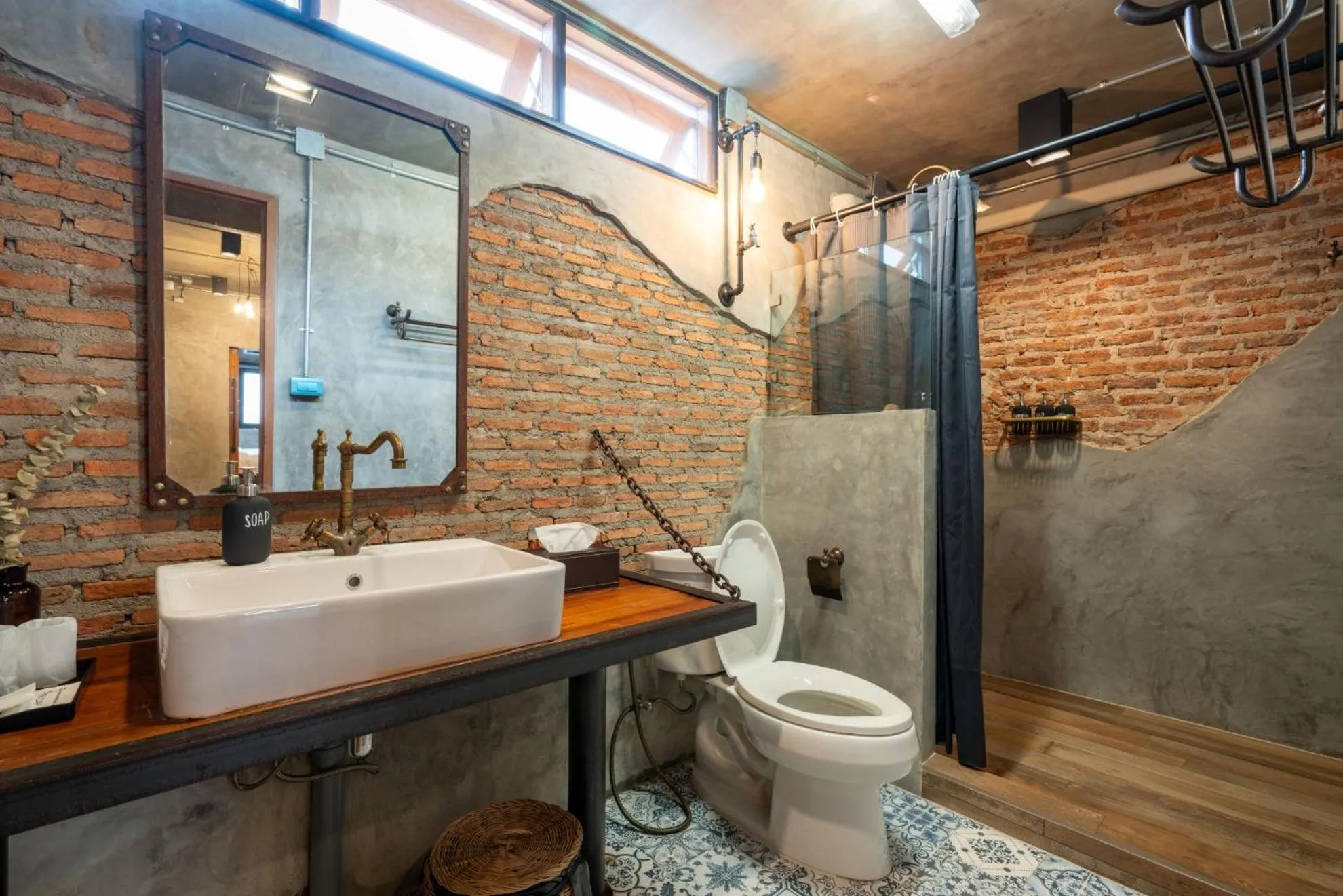 Bathroom in House of Machine Boutique Hotel