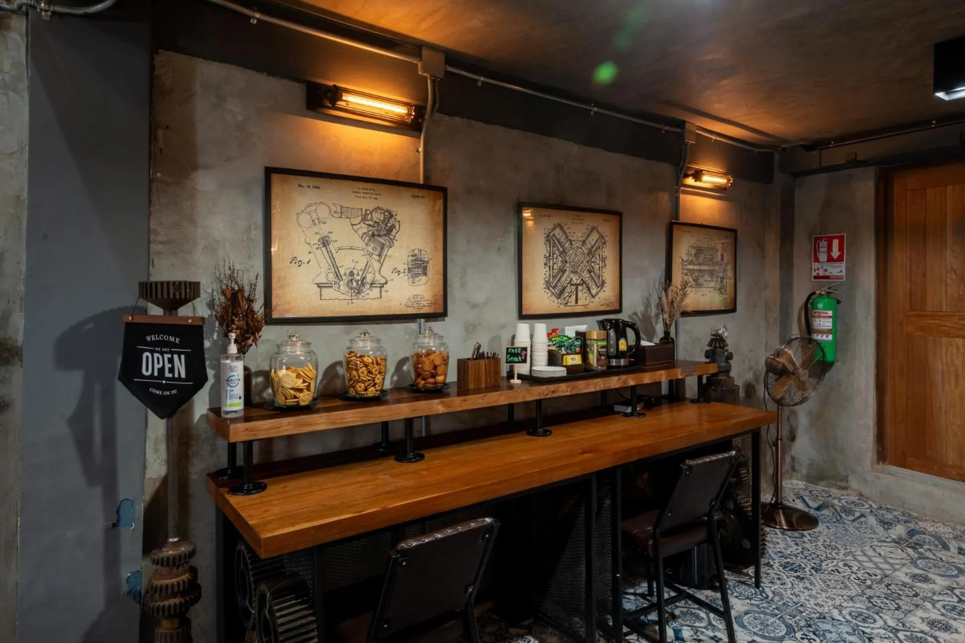 Area and facilities in House of Machine Boutique Hotel