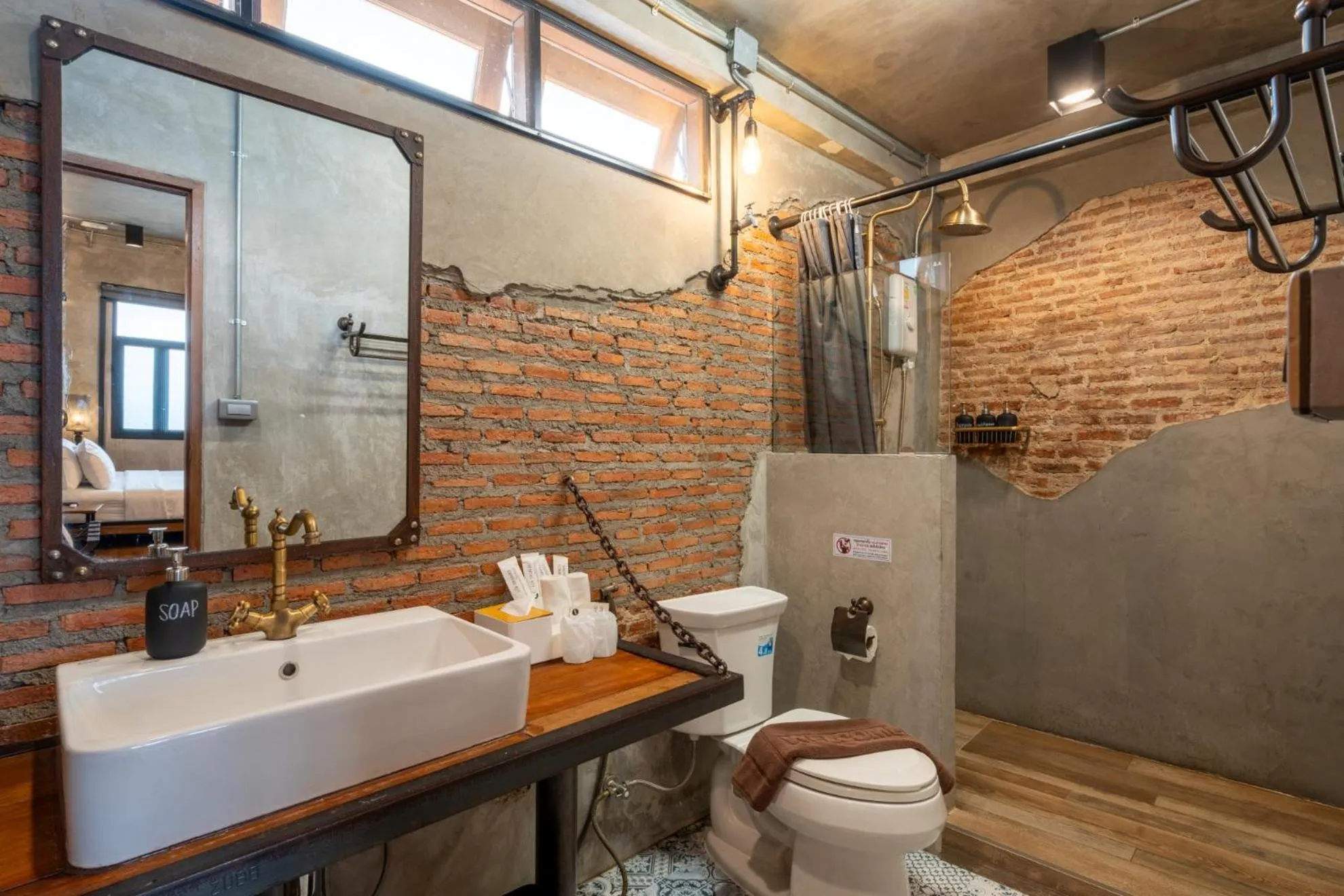 Bathroom in House of Machine Boutique Hotel