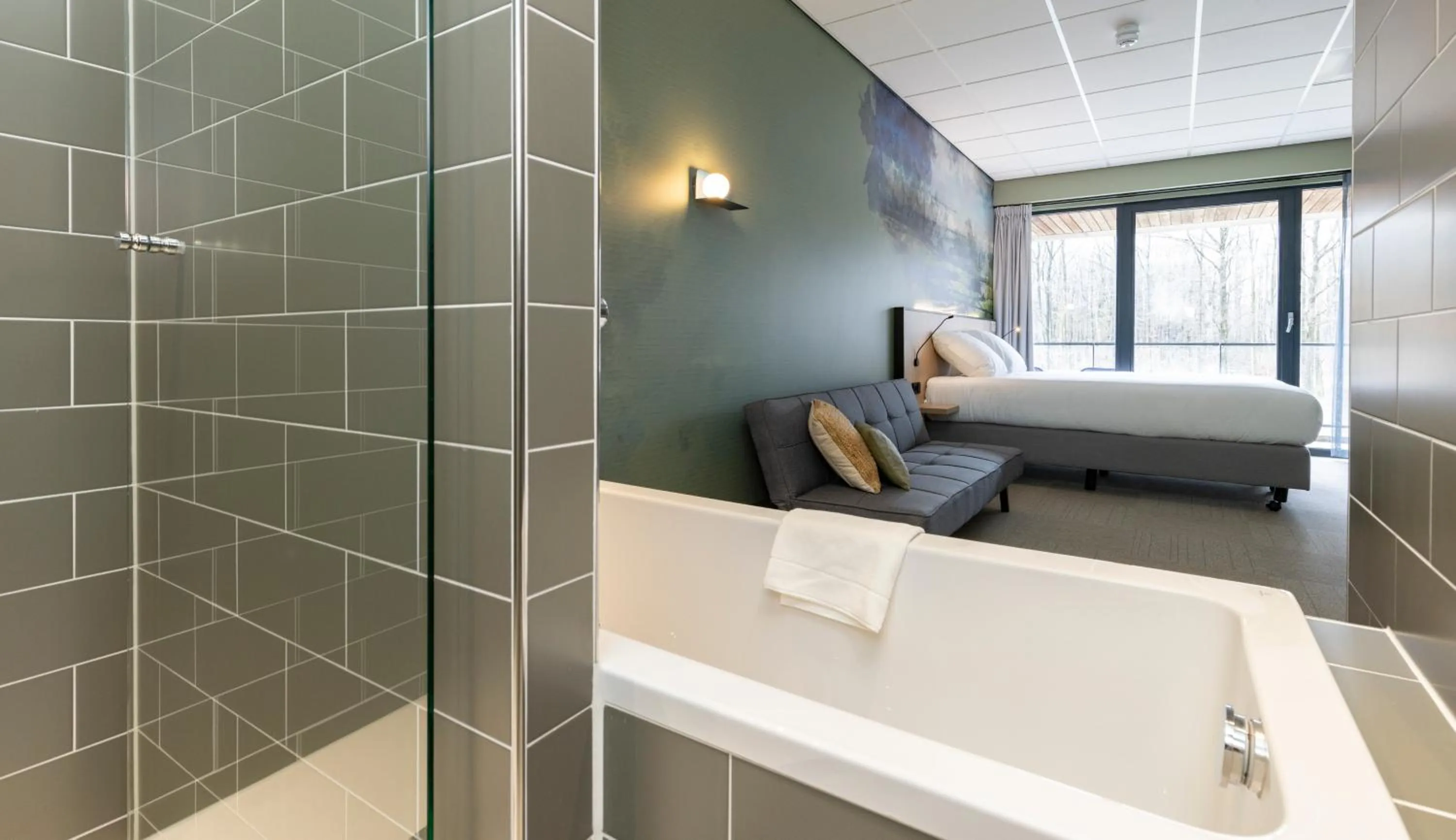 Photo of the whole room, Bed in Fletcher Hotel-Restaurant Marknesse