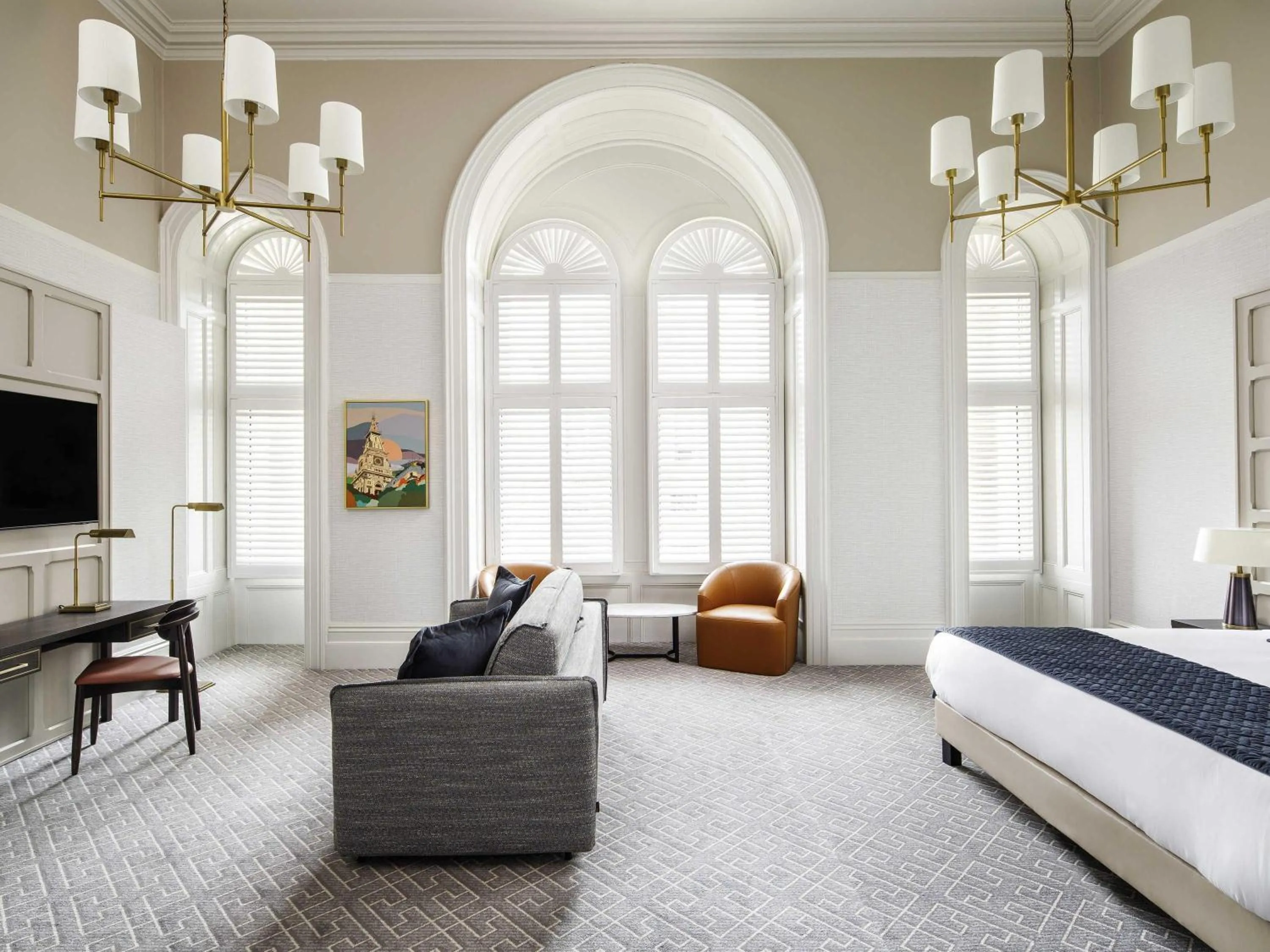 Bedroom, Bed in The Municipal Hotel Liverpool - MGallery