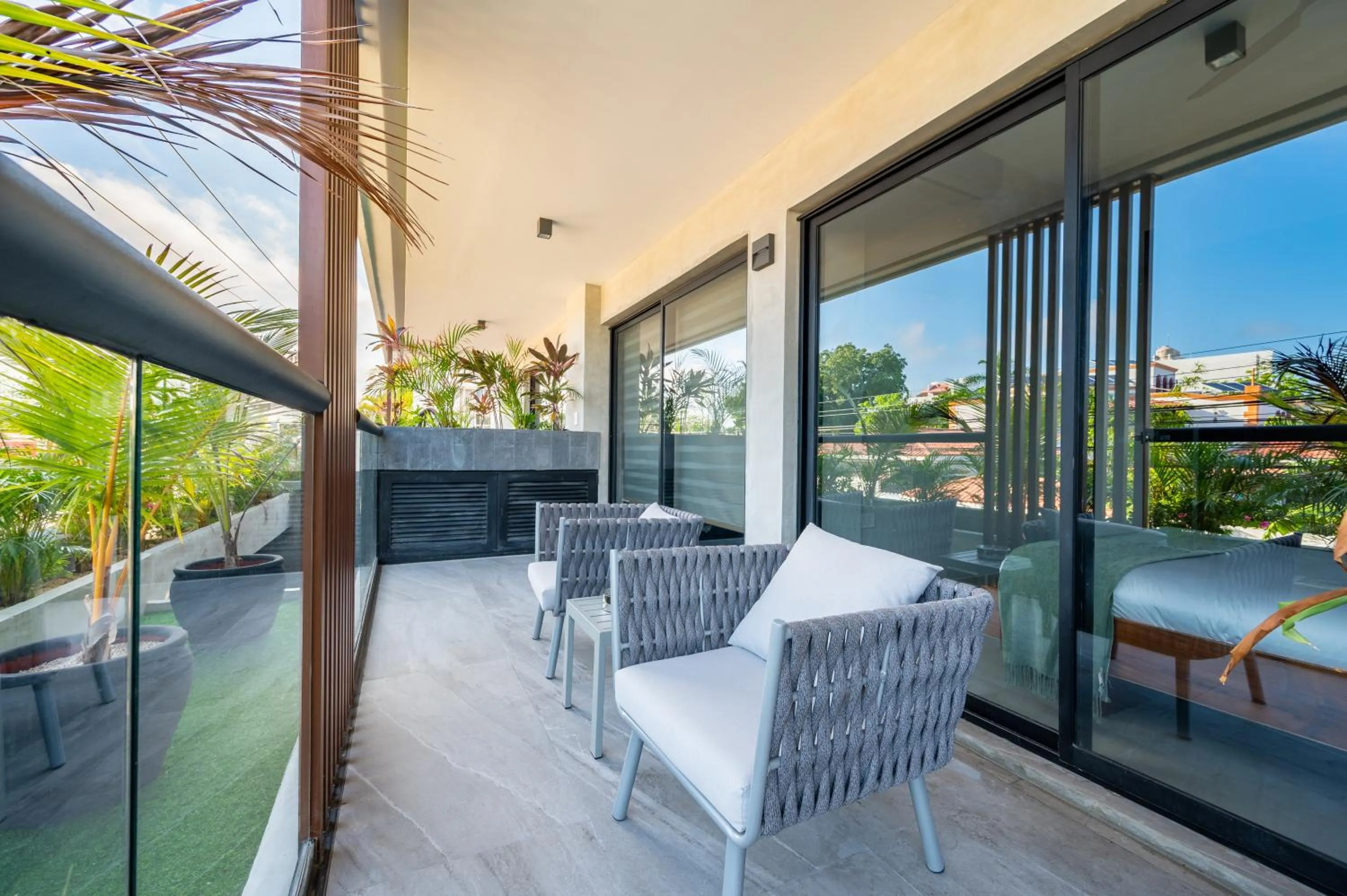 Balcony/Terrace in Kippal - Modern Oasis - ApartHotel