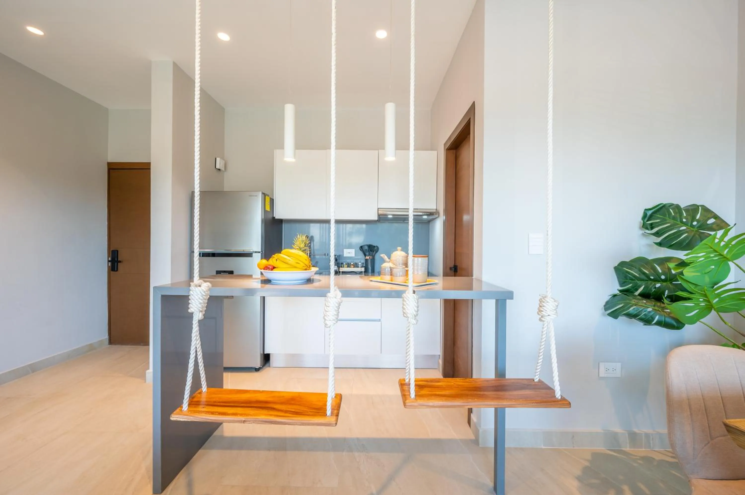 Kitchen or kitchenette in Kippal - Modern Oasis - ApartHotel