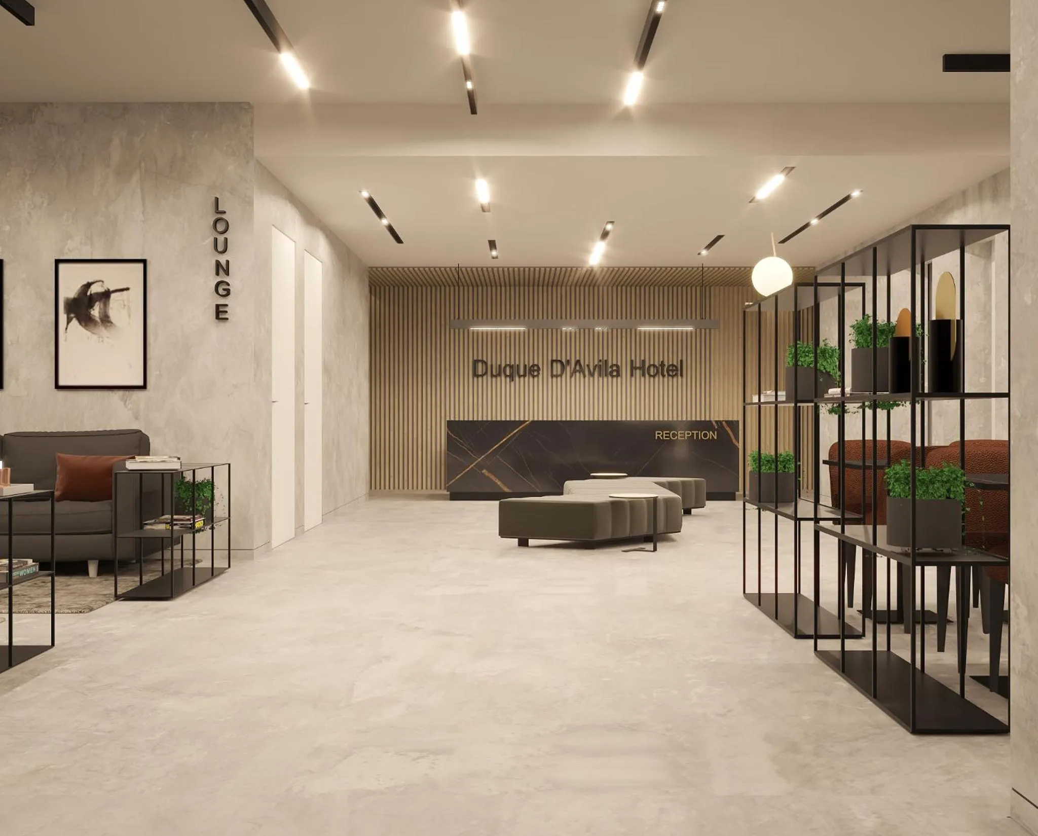 Lobby or reception in Hotel Principe Avila