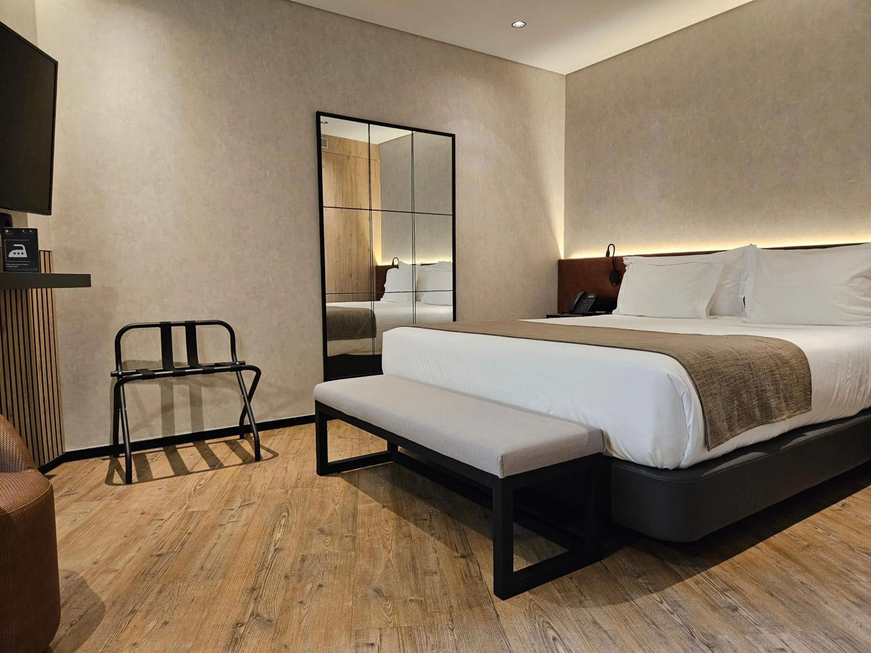 Bed in Hotel Principe Avila