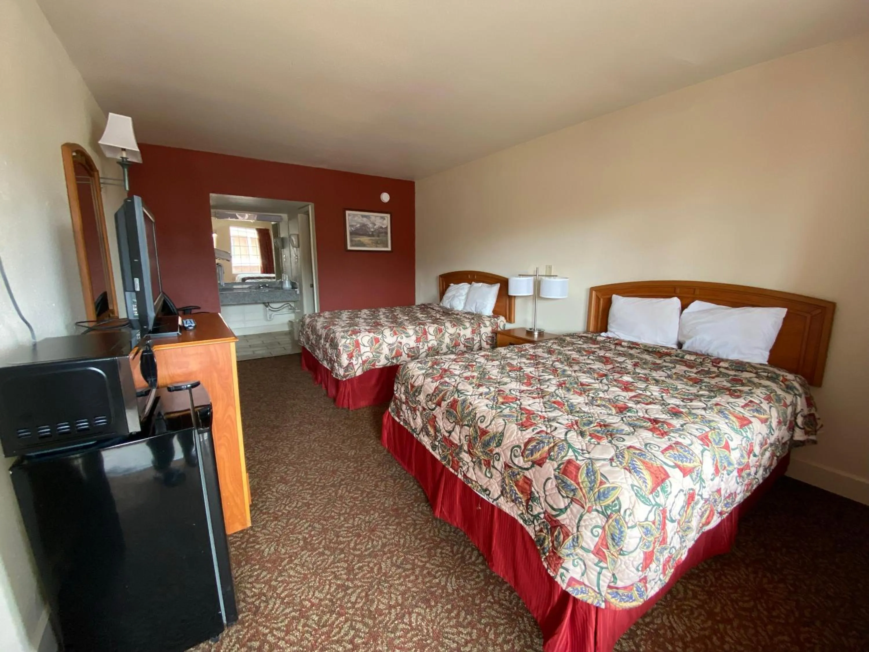 Bed in Travel Inn lackland Sea World