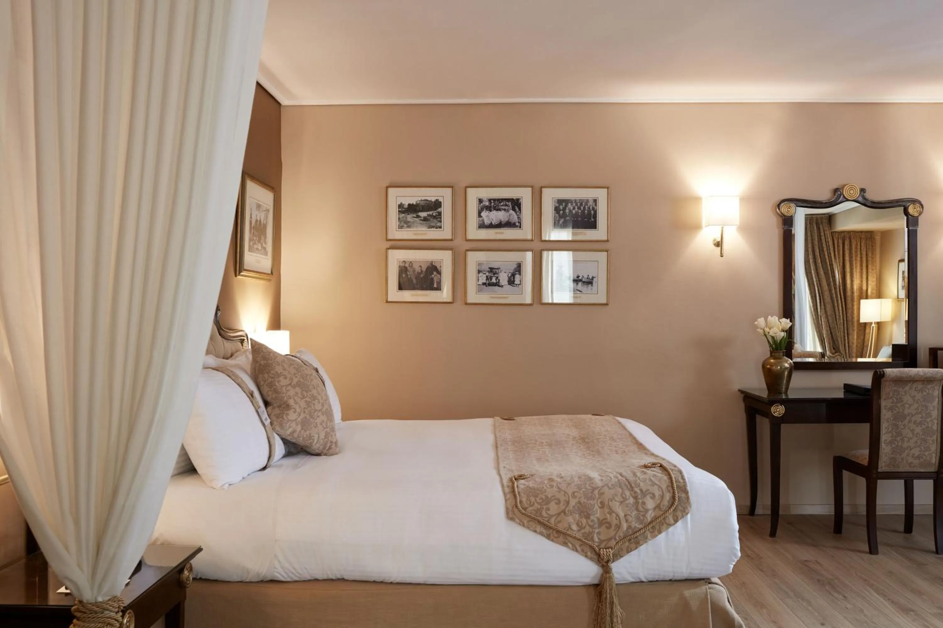 Bed in Epirus Palace Congress & Spa