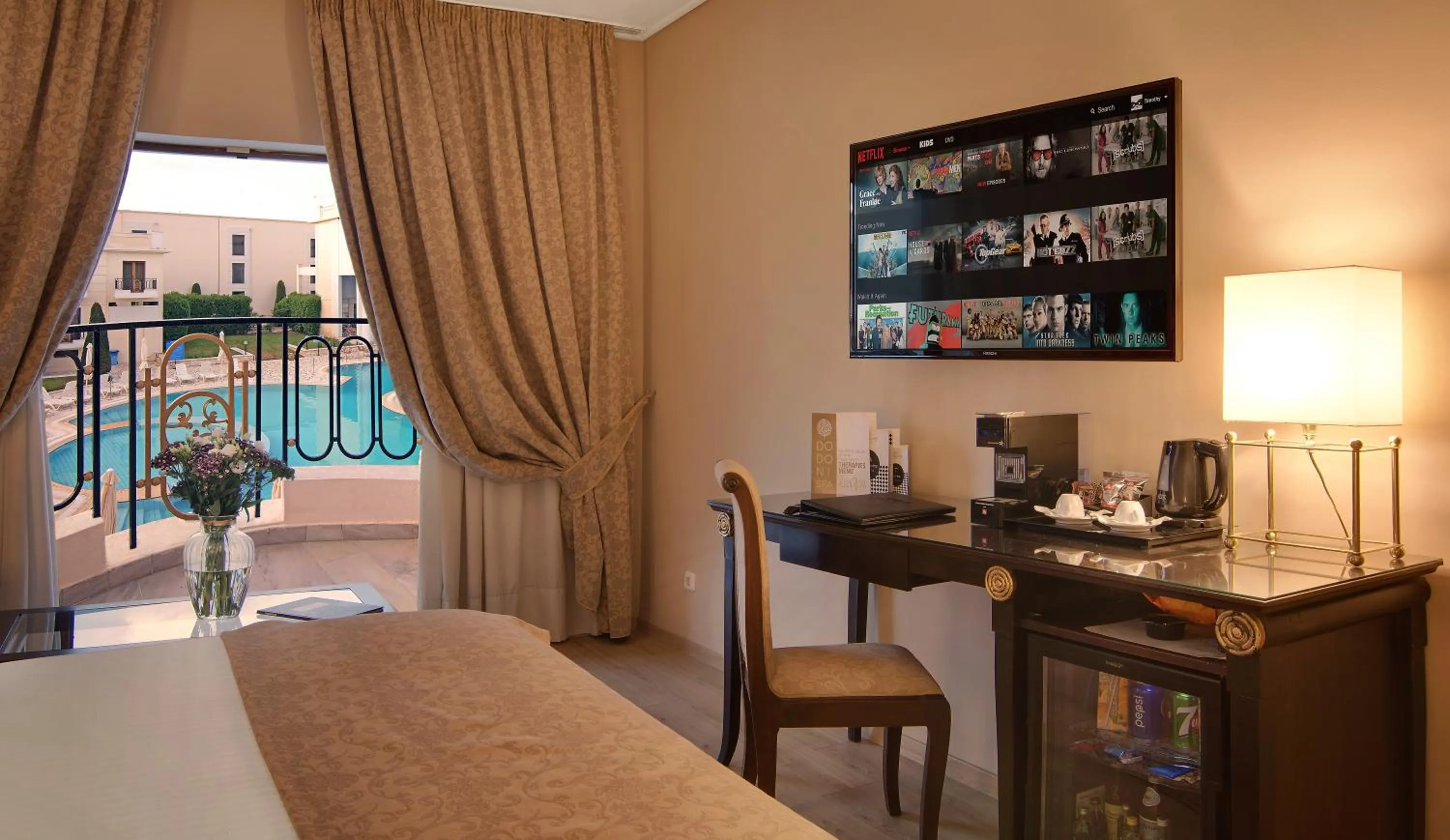 Pool view in Epirus Palace Congress & Spa