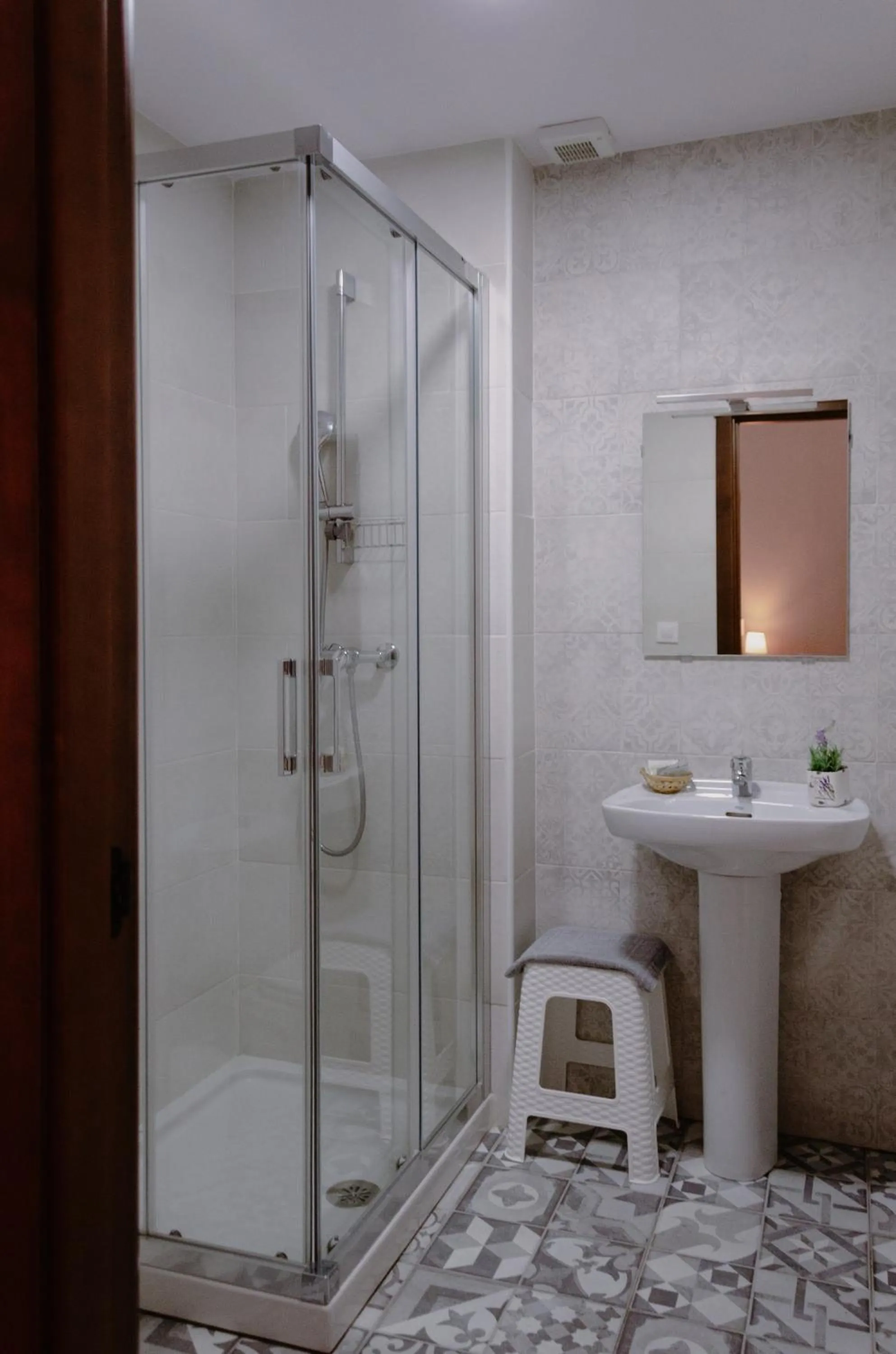 Bathroom in La posada de Alájar
