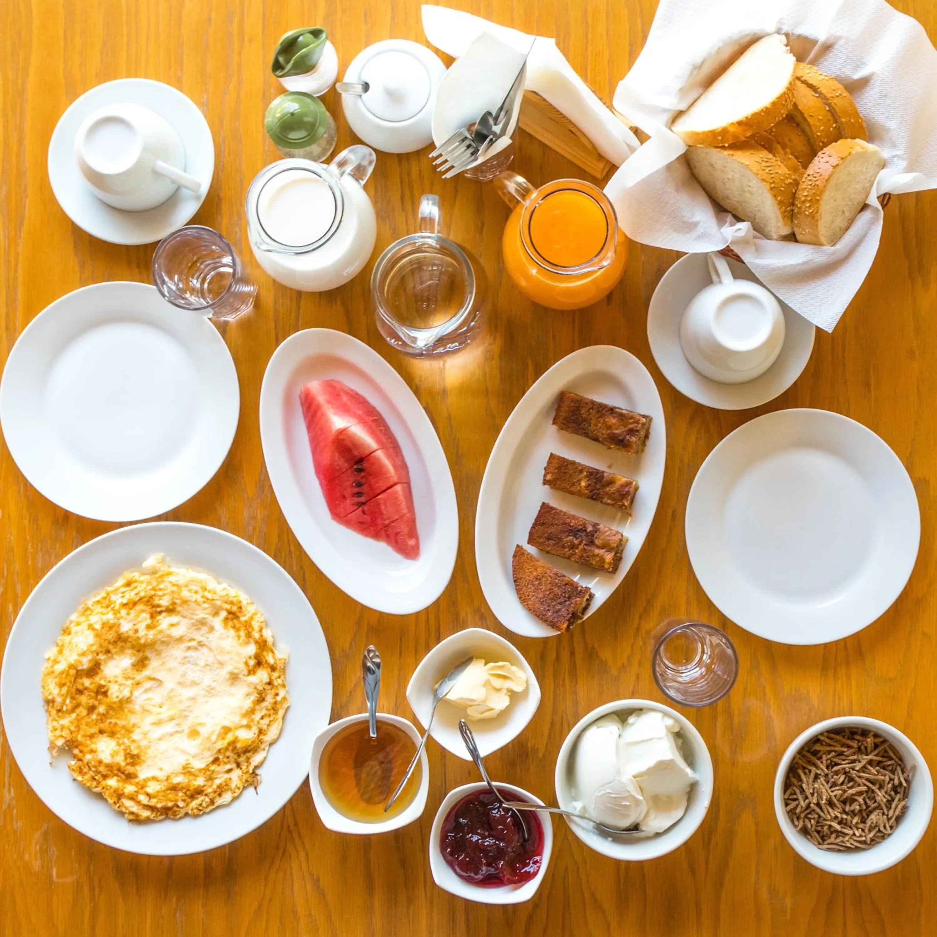 Breakfast in Asion Lithos Suites with Private Pools