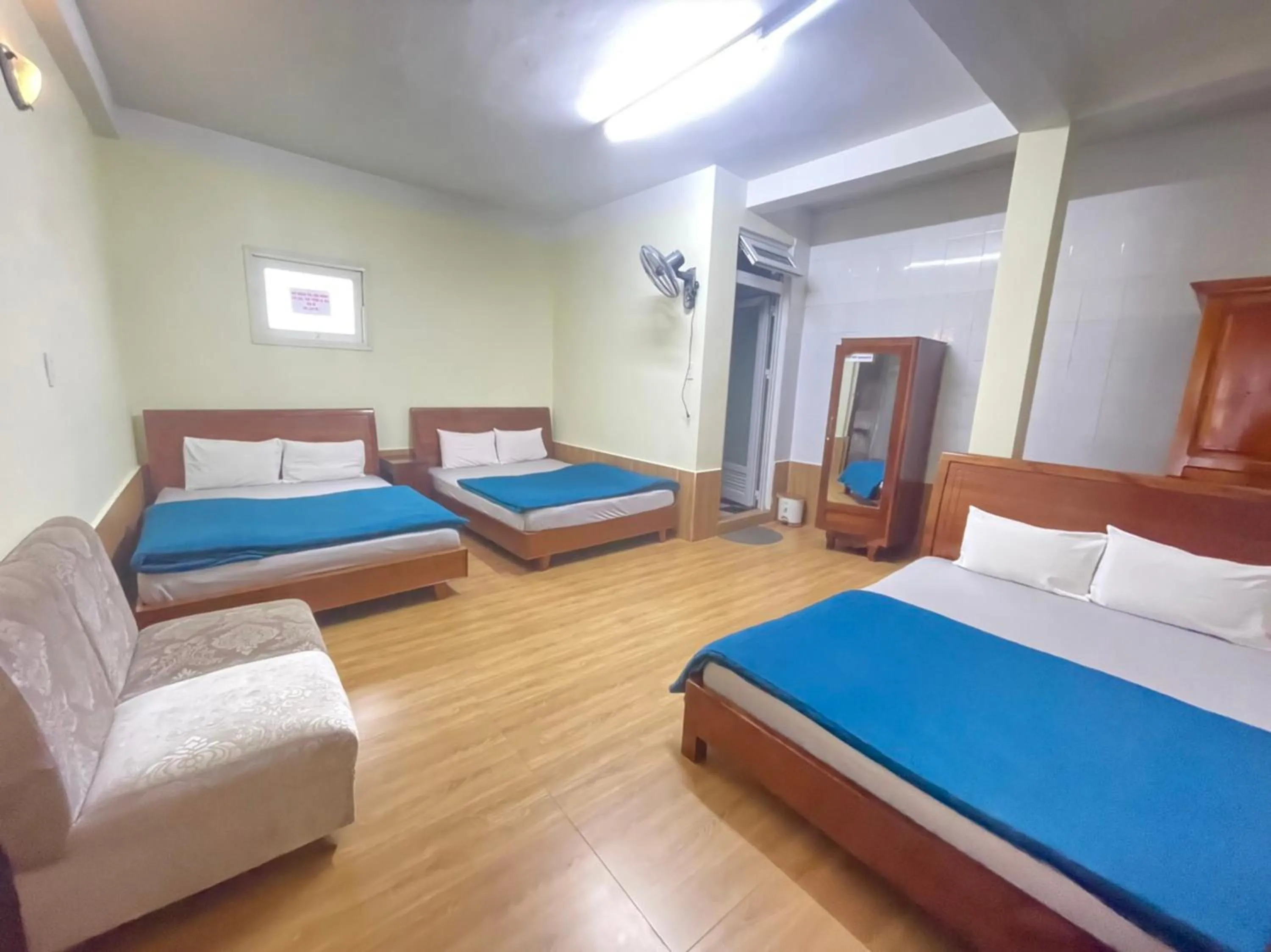 Bed in Hân Hoan Hotel