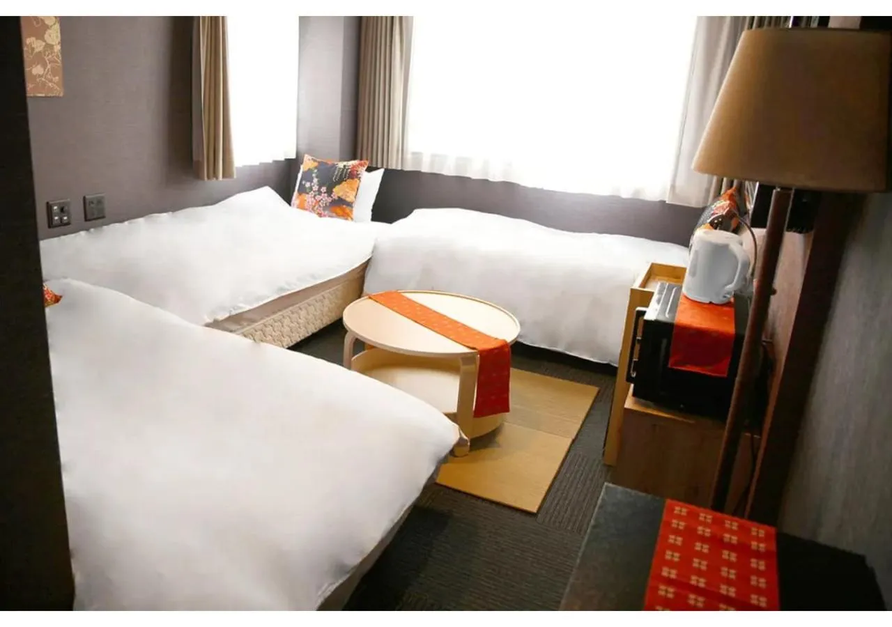 Bed in HOTEL LEGASTA KYOTO SHIRAKAWA SANJO