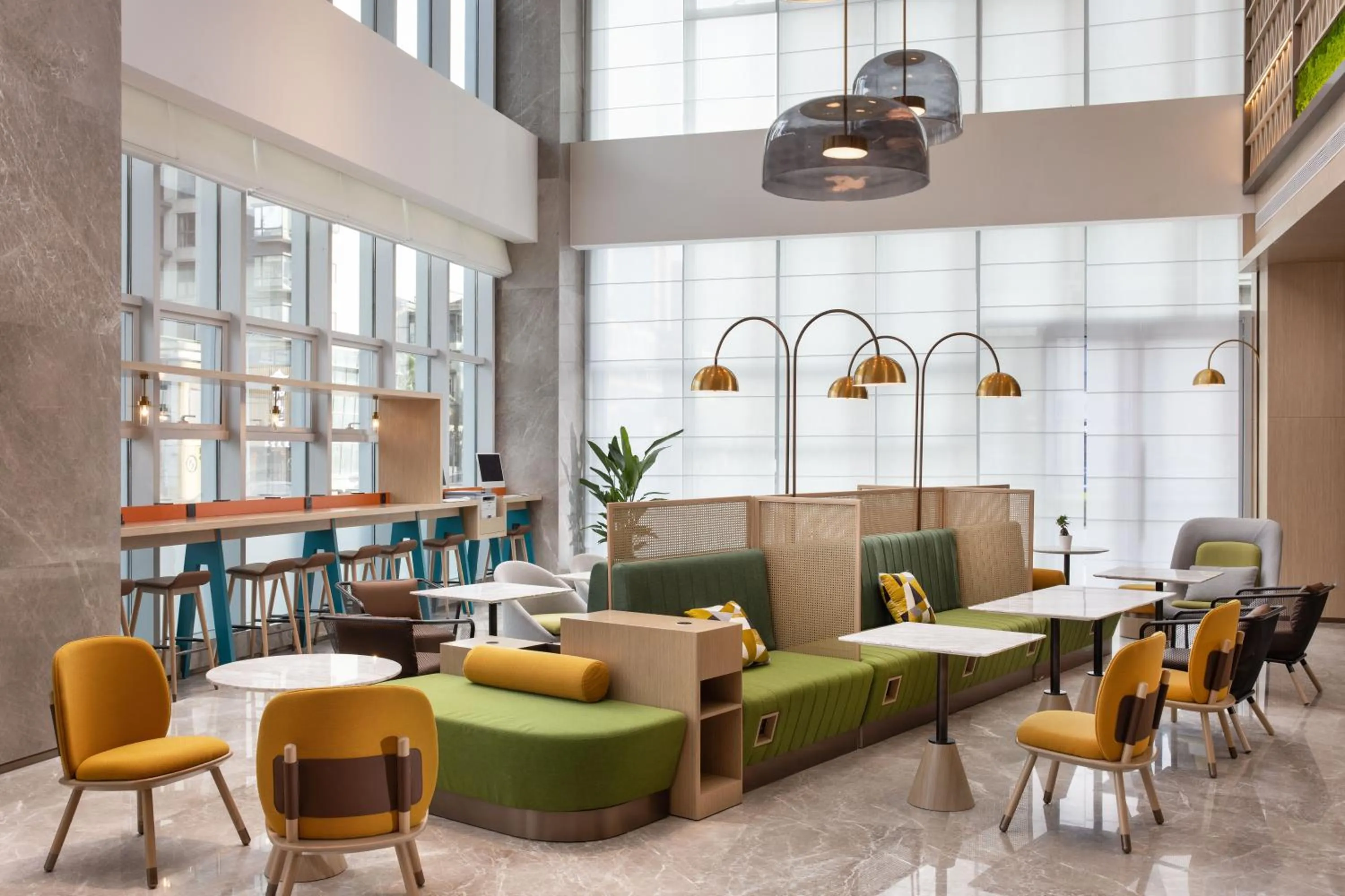 Seating area in Home2 Suites by Hilton Chongqing Yubei