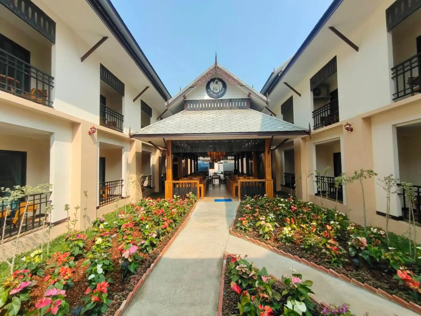 Garden view in Peacock De Pai Hotel