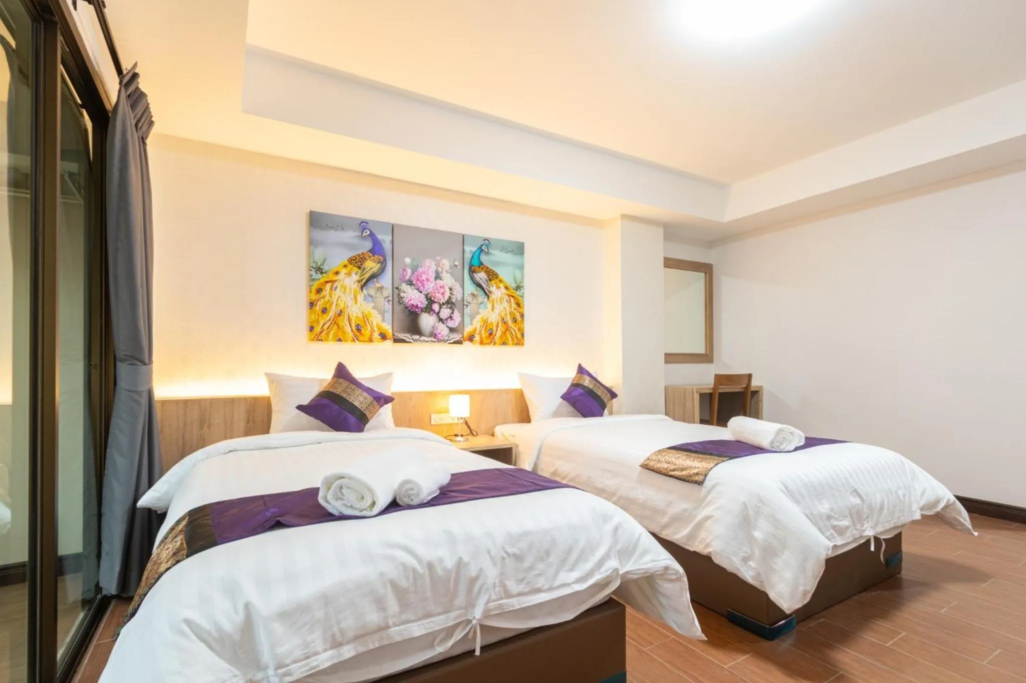 Bedroom, Bed in Peacock De Pai Hotel