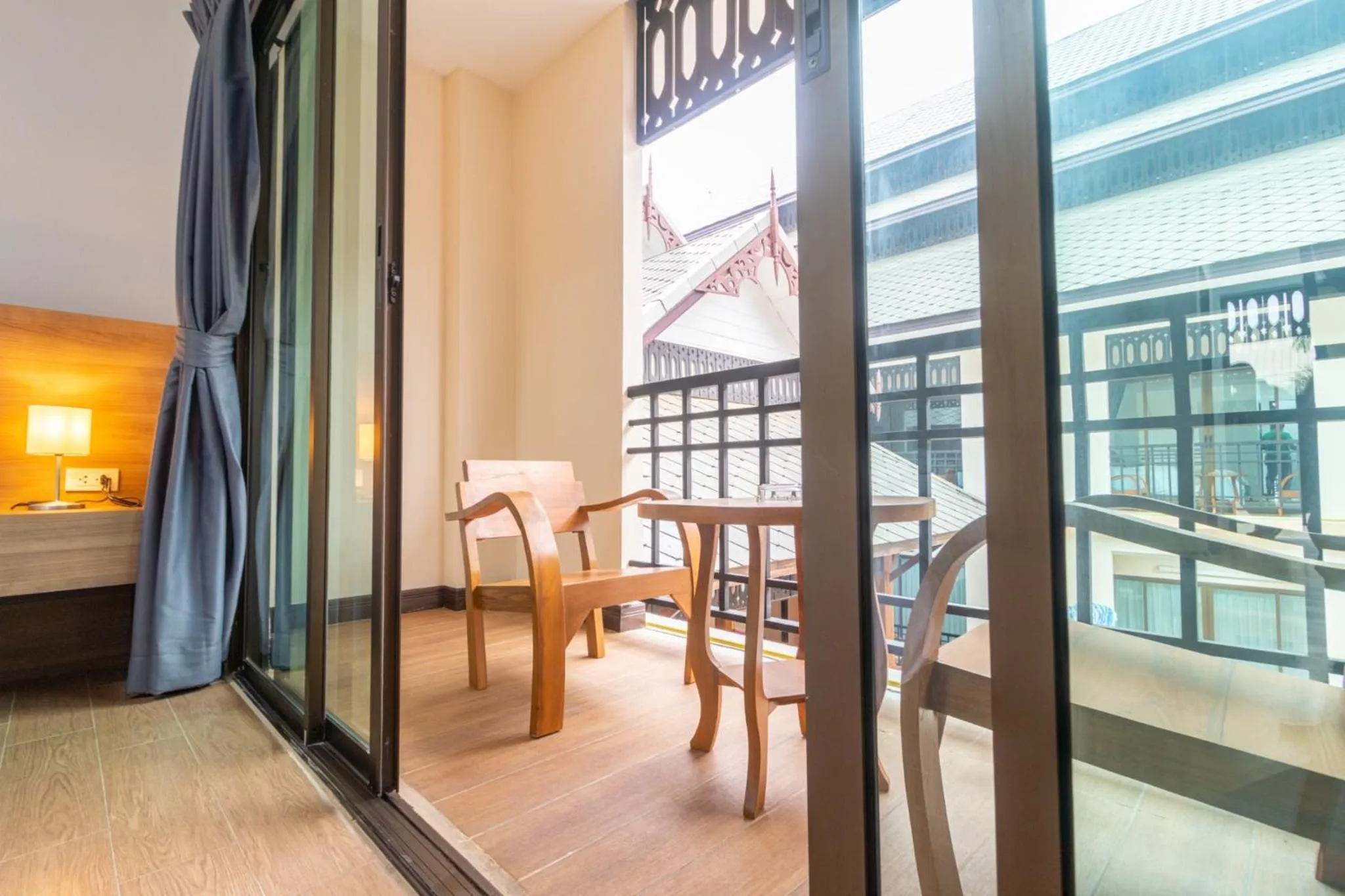 Seating area in Peacock De Pai Hotel