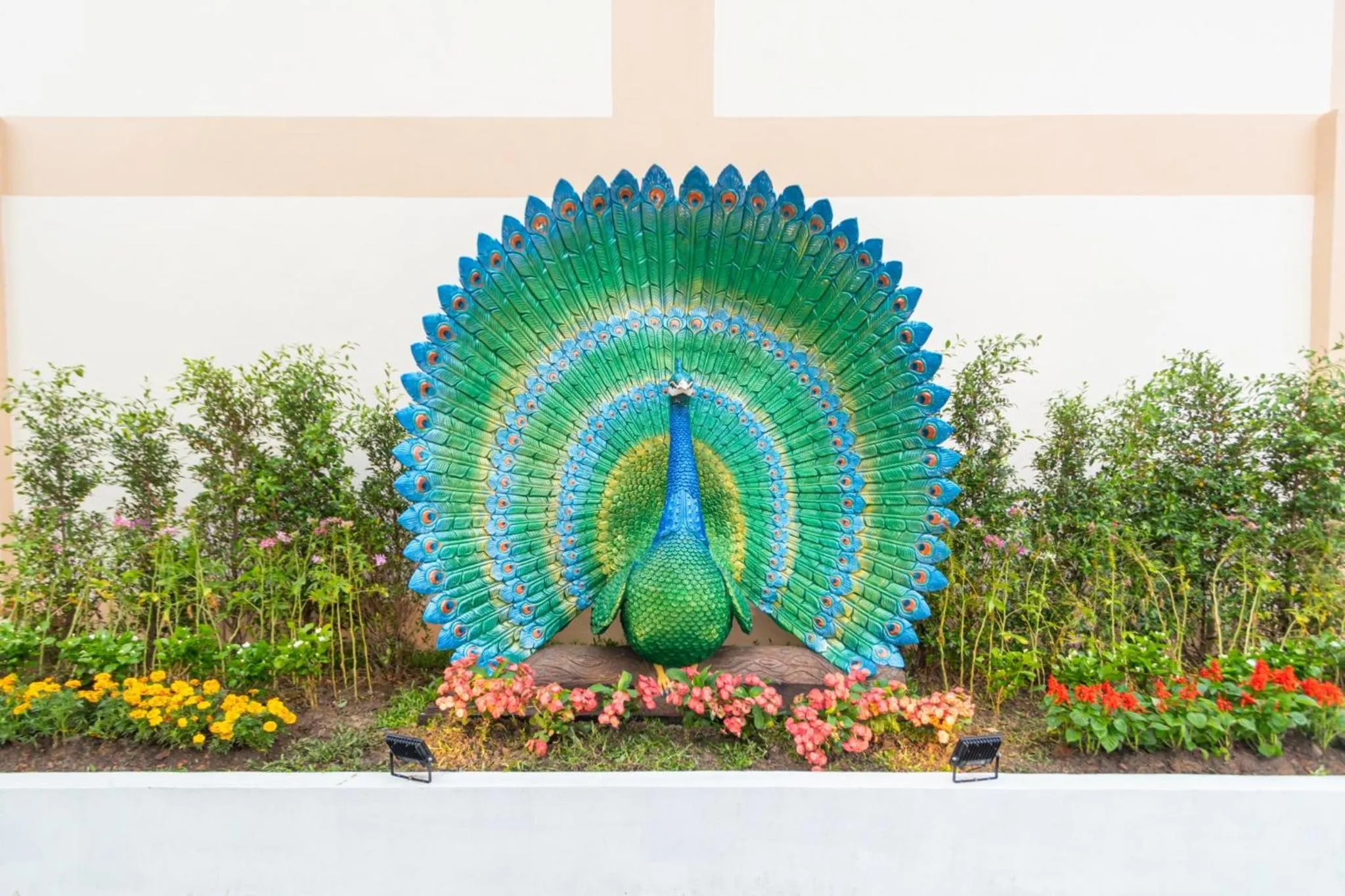 Decorative detail in Peacock De Pai Hotel