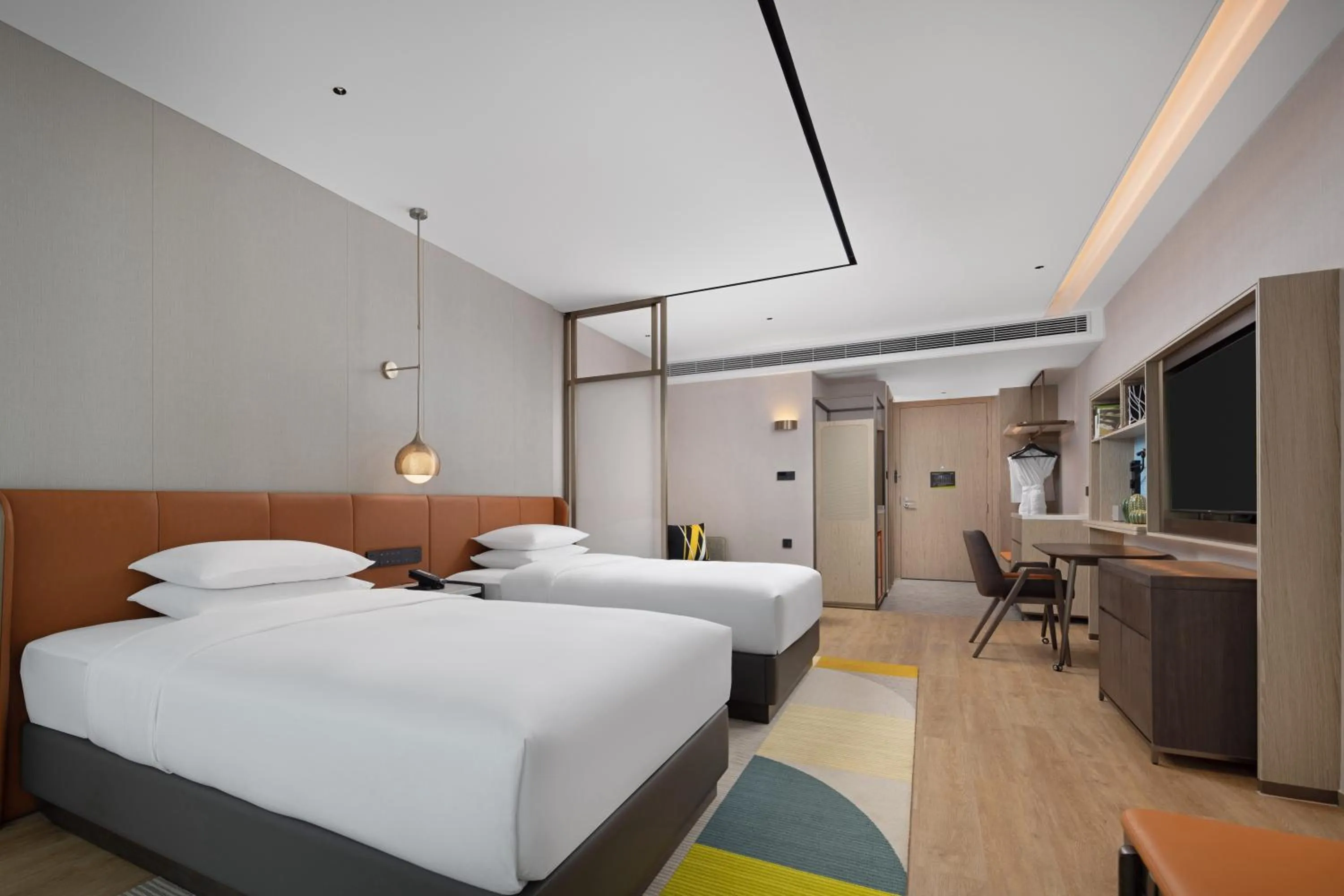 Bed in Home2 Suites by Hilton Guiyang Nanming Jiyuan
