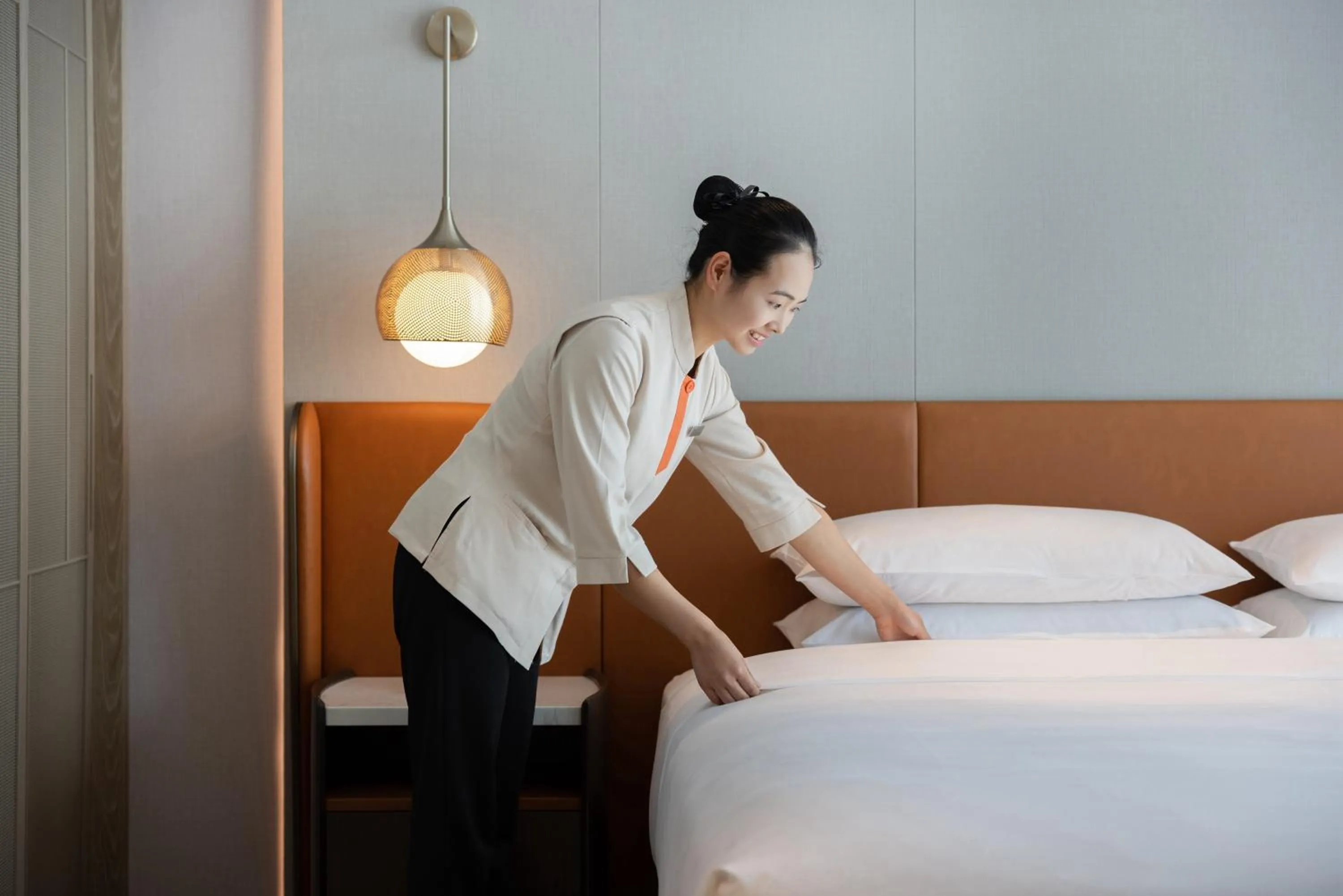 Bed in Home2 Suites by Hilton Guiyang Nanming Jiyuan