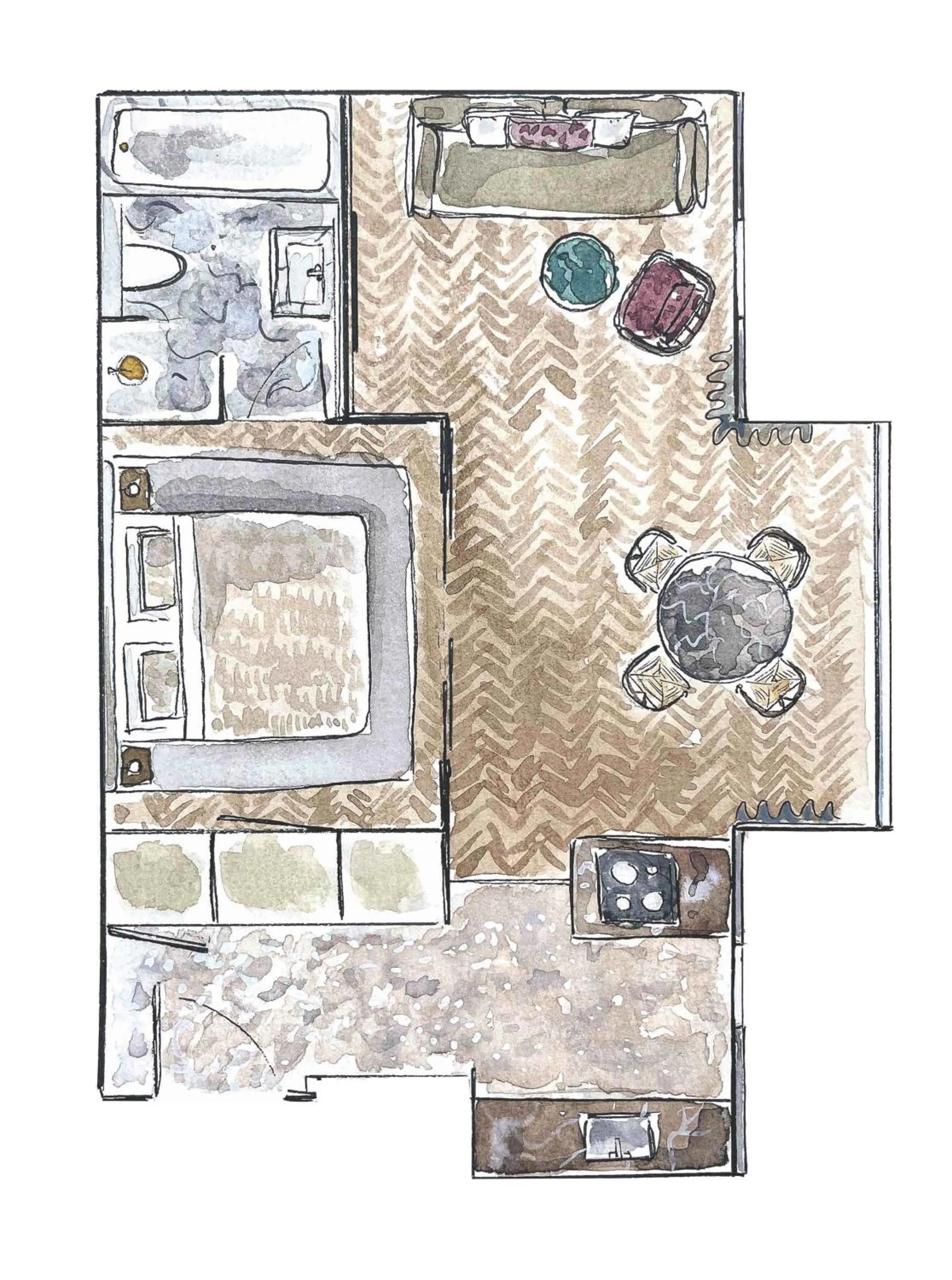 Floor plan in Hypernym Hotel & Suites