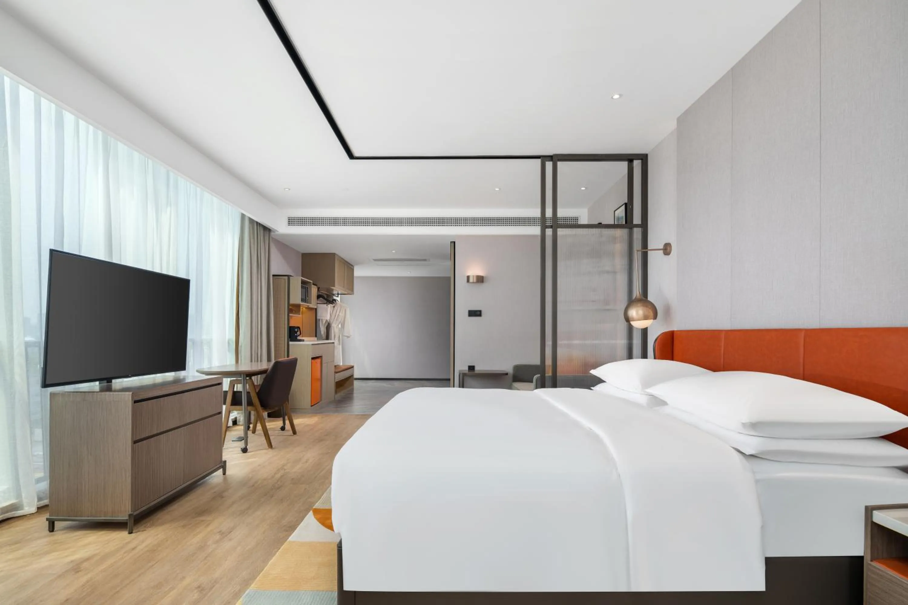 Photo of the whole room, Bed in Home2 Suites by Hilton Shenzhen Nanshan Science & Technology Park