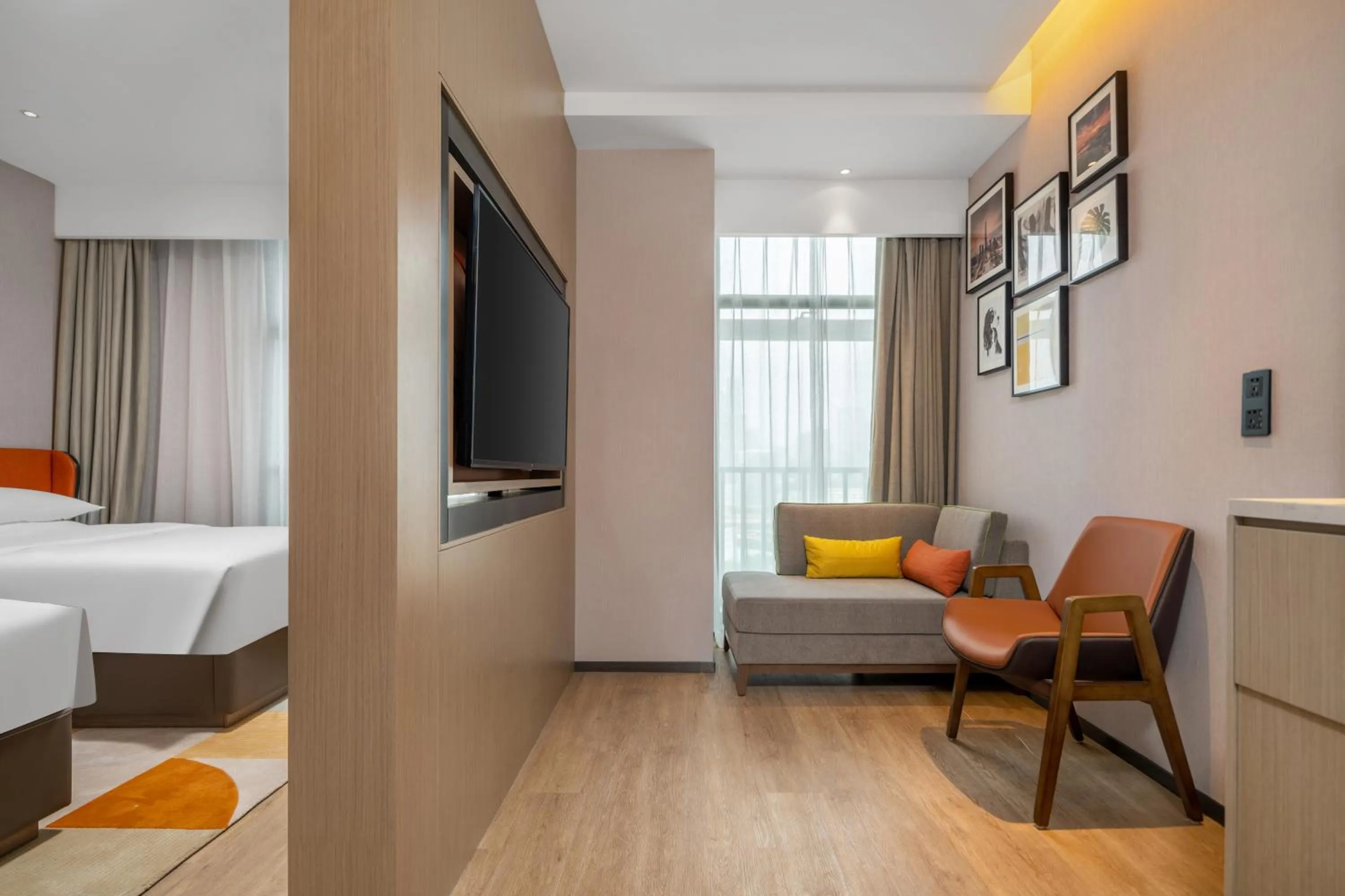 hair dresser, Bed in Home2 Suites by Hilton Shenzhen Nanshan Science & Technology Park