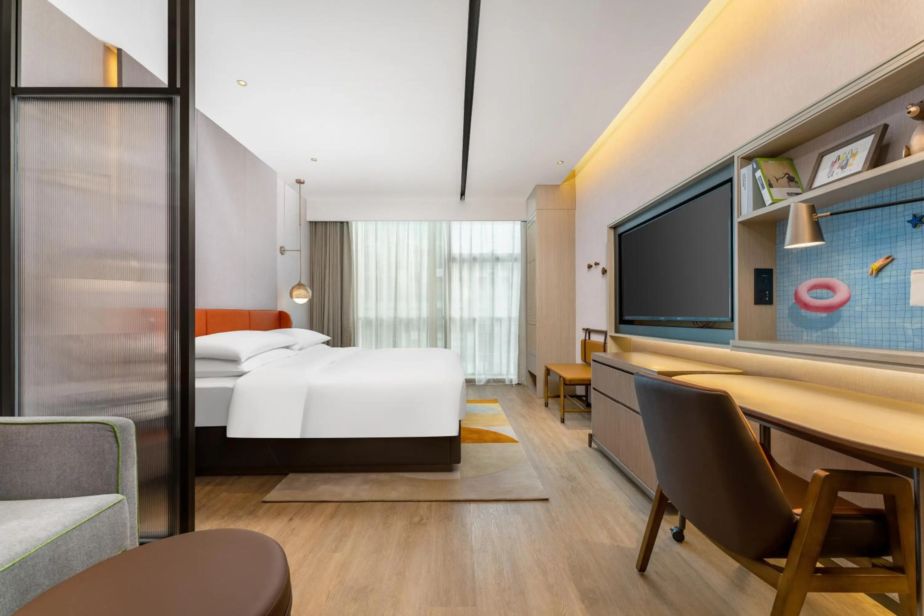 Photo of the whole room, Bed in Home2 Suites by Hilton Shenzhen Nanshan Science & Technology Park